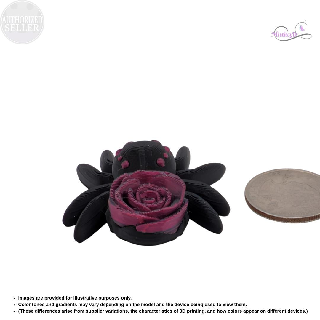 Articulated Goth Rose Spider