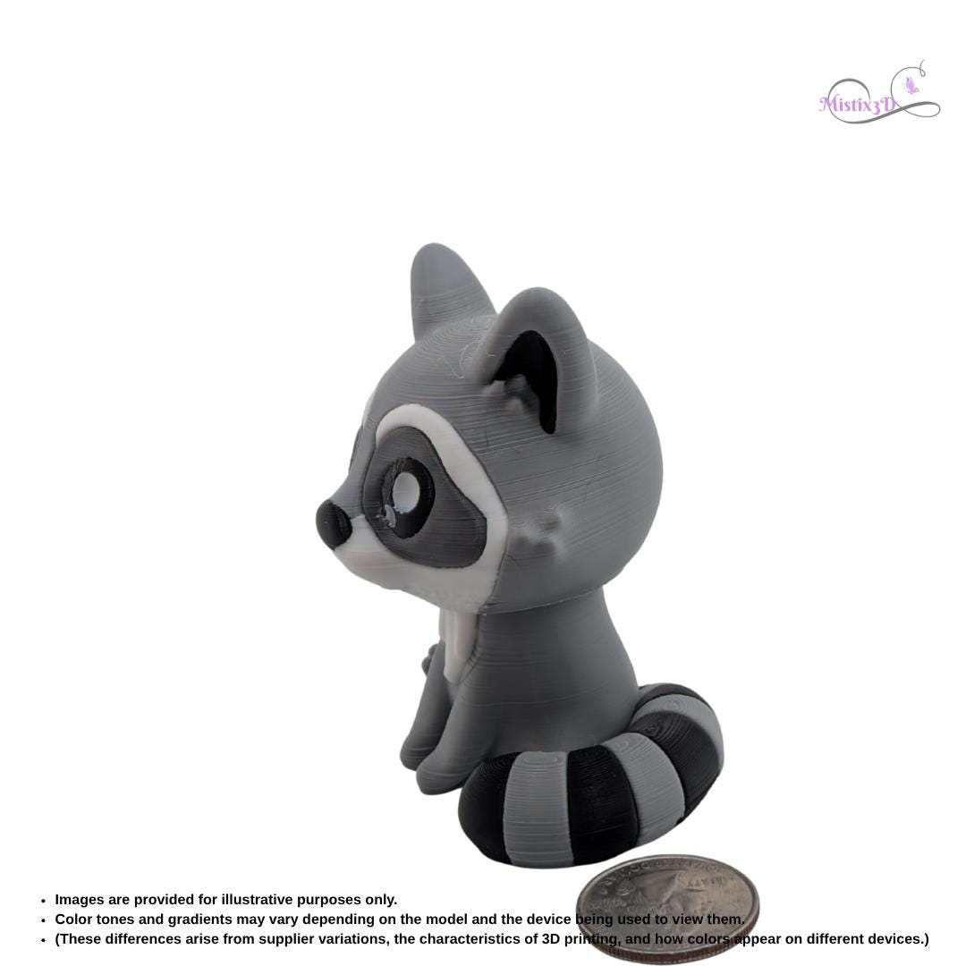 Clicking Raccoon Fidget Toy