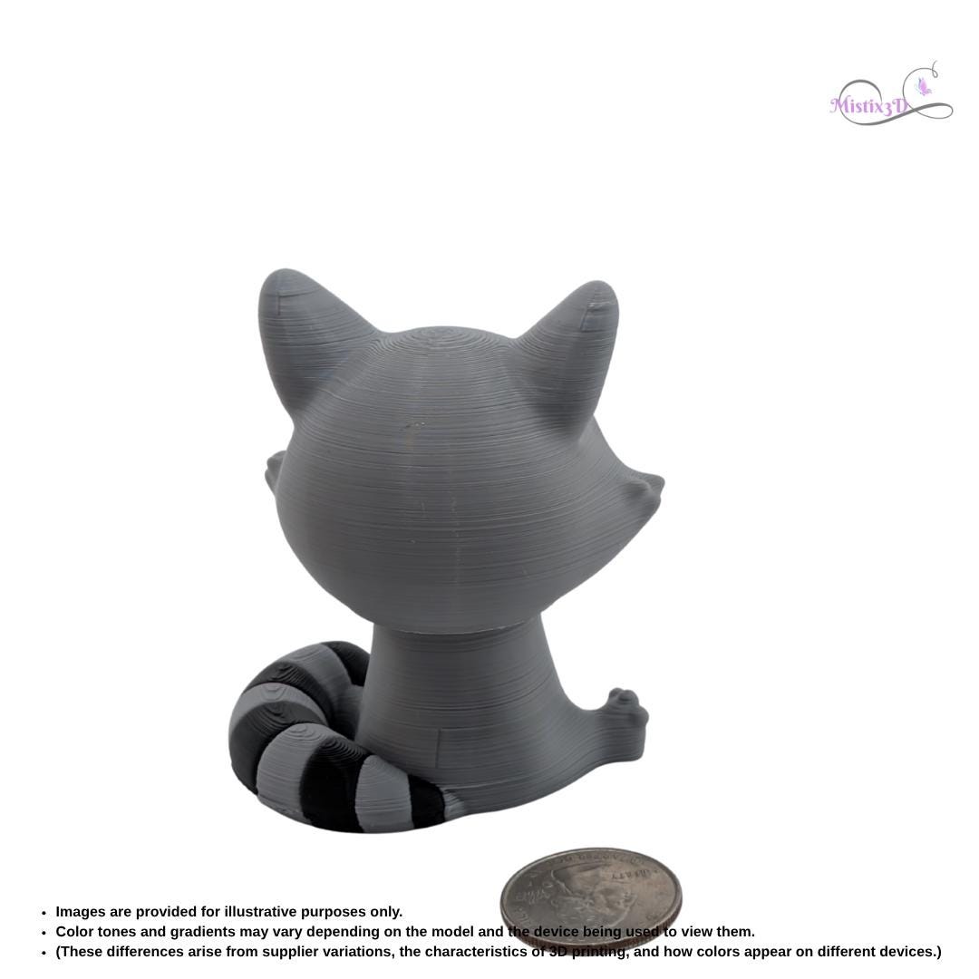 Clicking Raccoon Fidget Toy