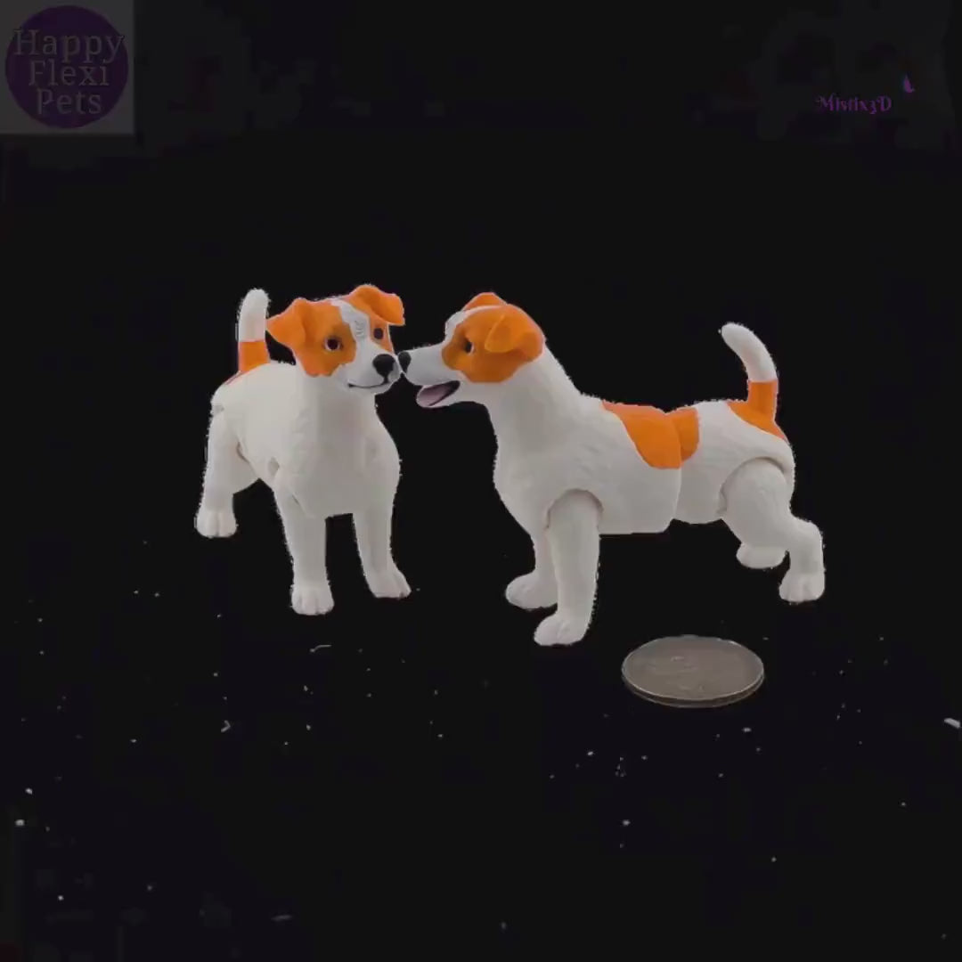 Jack Russell Terrier -3D Printed – Authorized Seller of Happy Flexi Pets