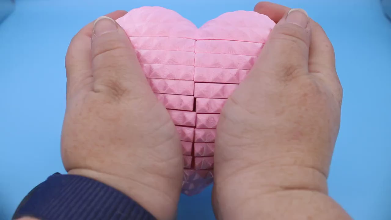 Articulated Open Heart Proposal 3D Printed