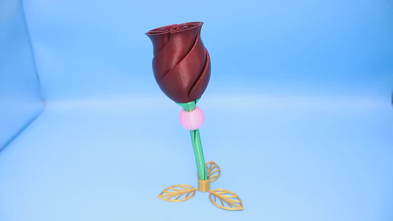 Articulated Rose 3D Printed
