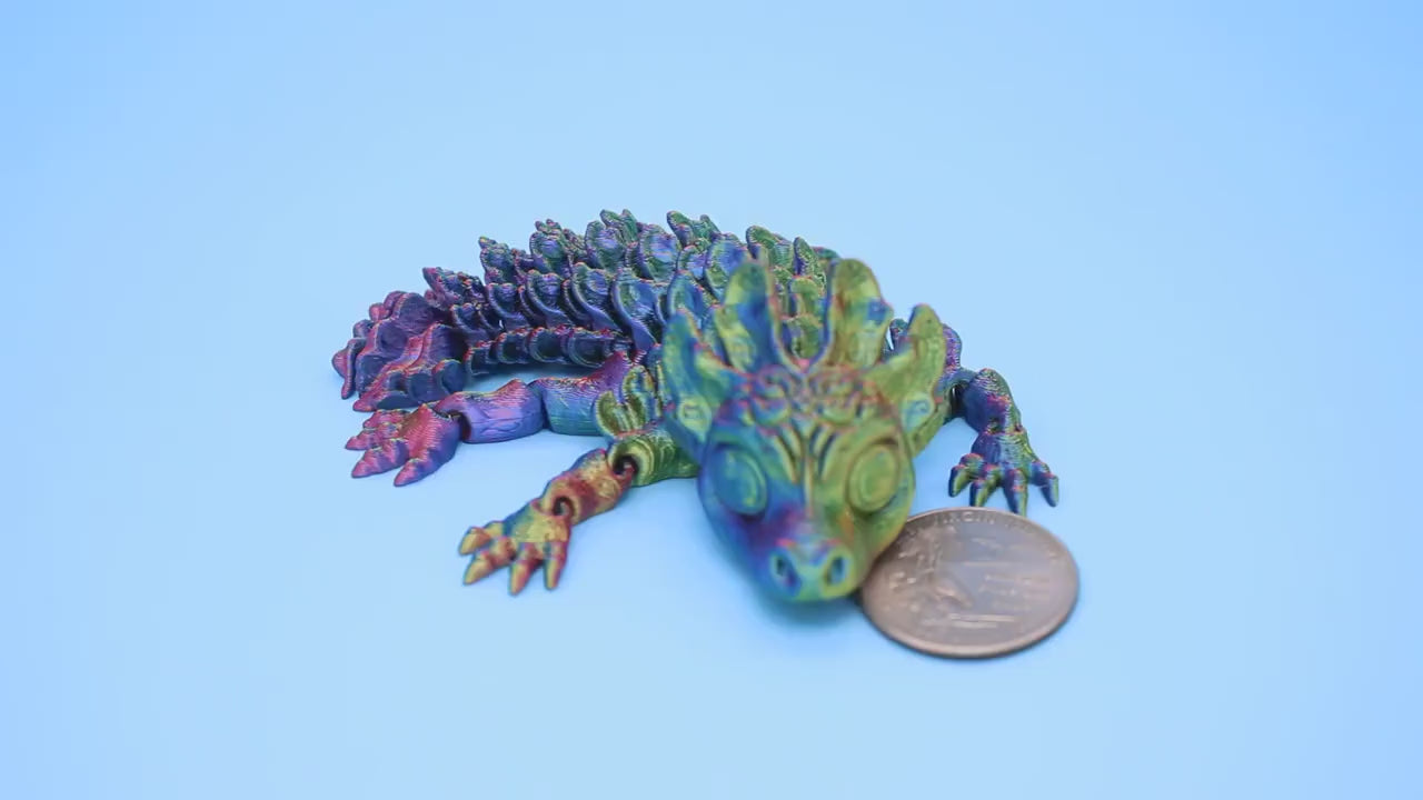 Articulated Shaman Tiny Dragon, Flexy | 3D Printed - Authorized Seller