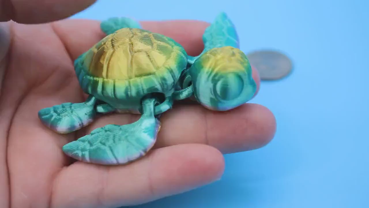 Flexi Turtle | 3D Printed - Authorized Seller of Cinderwing