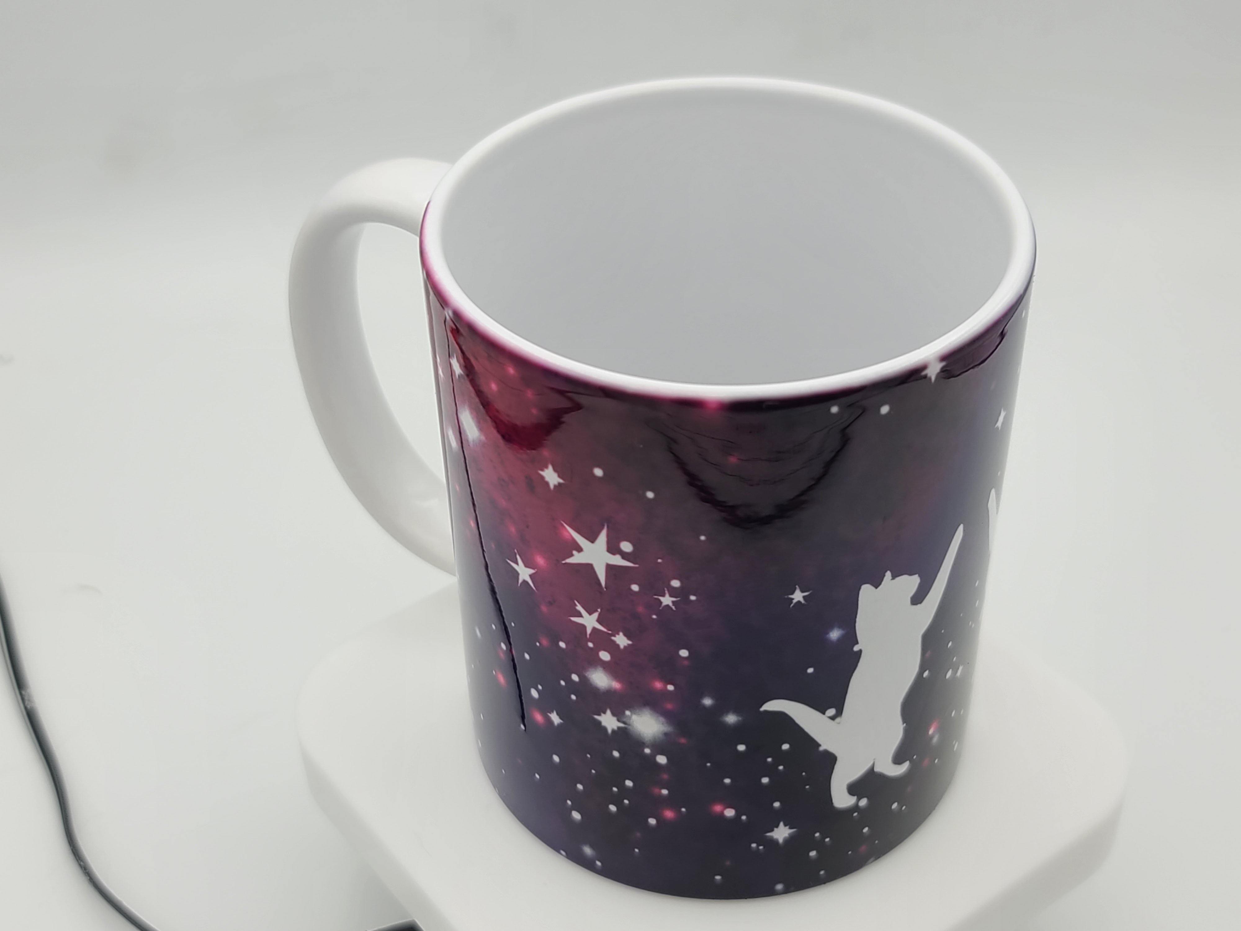 Cat mug reaching for the stars 12 oz. - Love Miss Rose