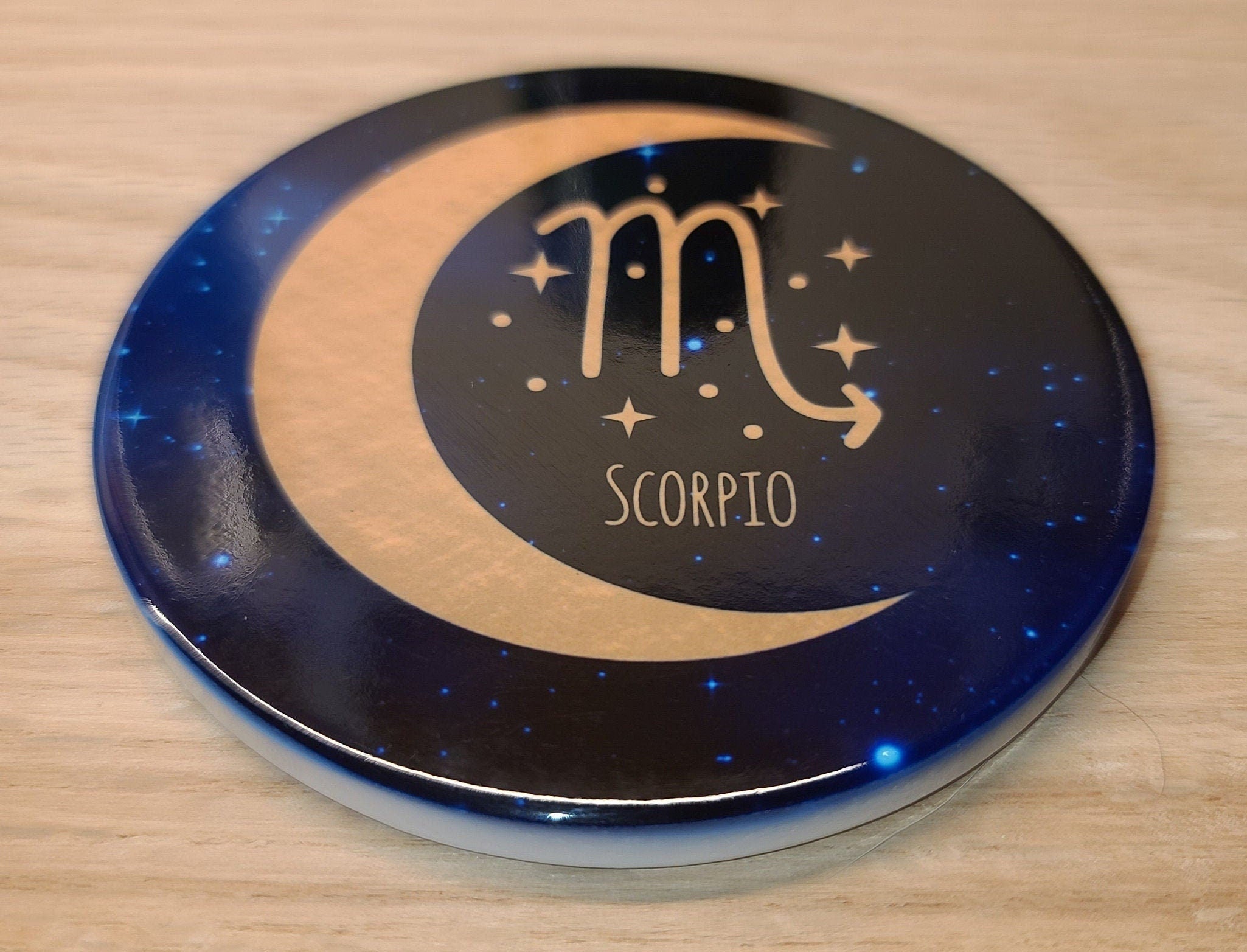 Zodiac Coasters Libra, Scorpio, Sagittarius, Capricorn, Aquarius, Pisces - Astrology. Blue Sky Aries, Taurus, Gemini, Cancer, Leo, Virgo