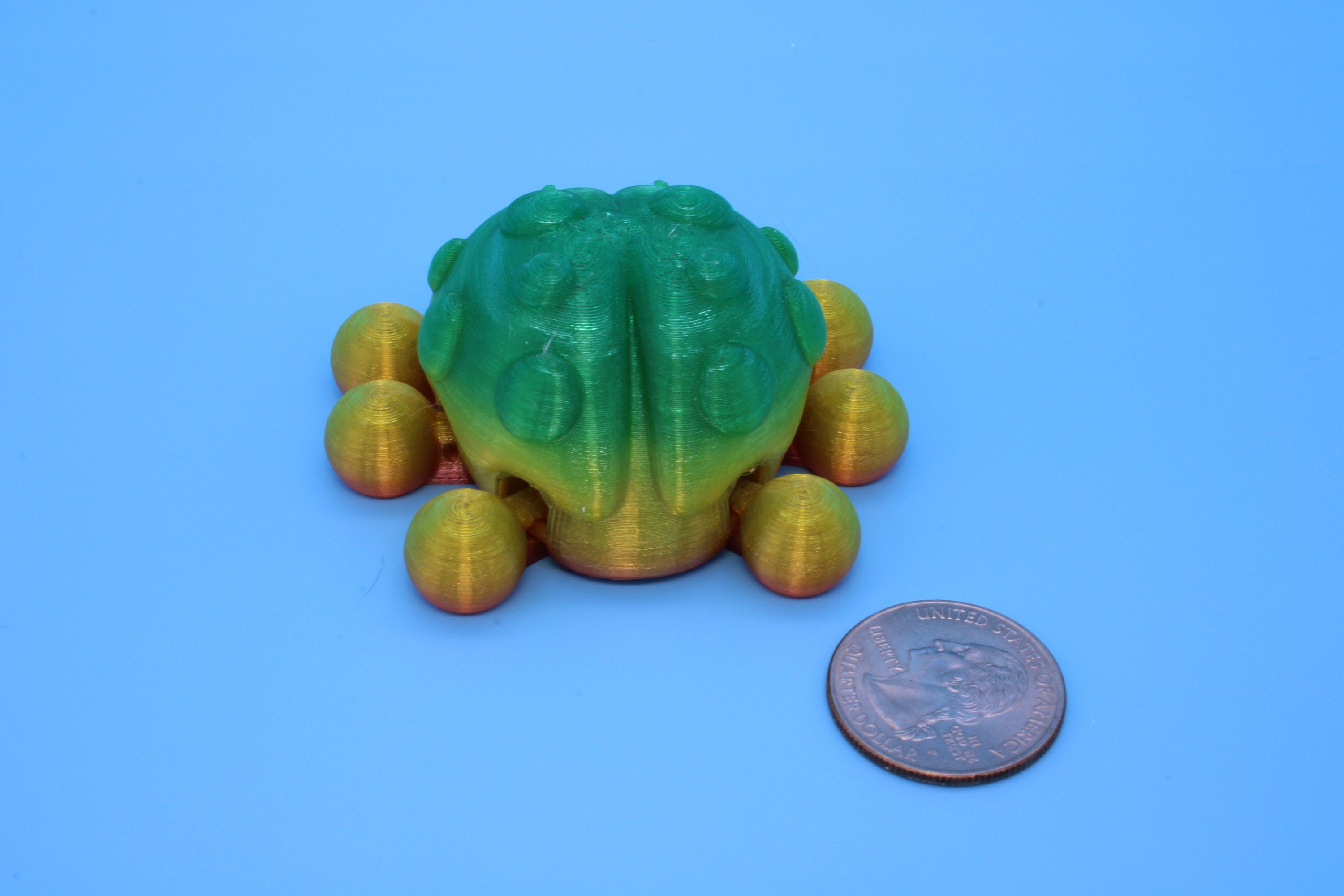 Flexible Ladybug | 3D Printed Cute Ladybug | 3 inches | Friendly Bug | Sensory Toy | Fidget Toy | Articulating Ladybug | Stim Toy. (TPU)