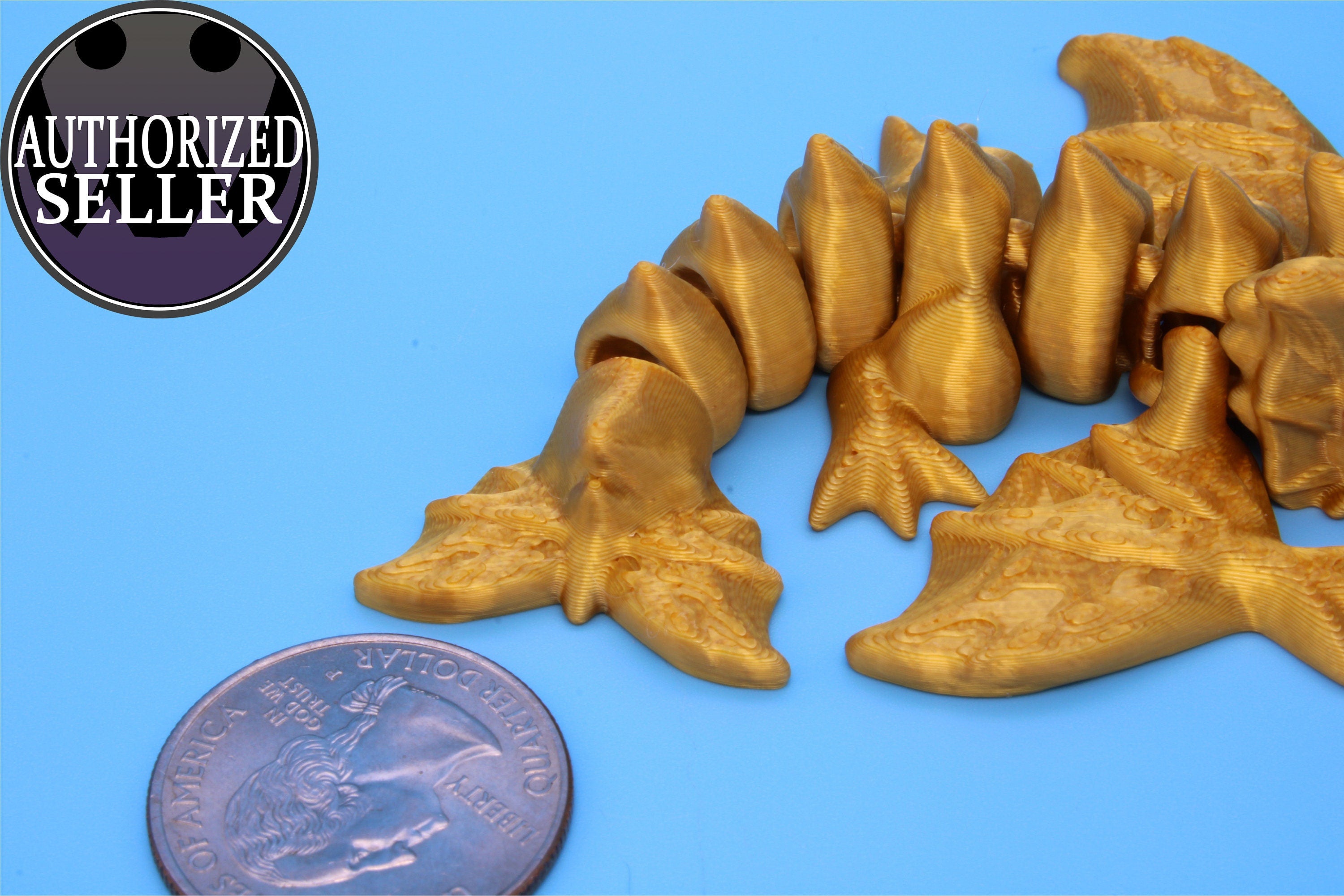 Baby Wyvern Dragon Keychain | 3D Printed Wyvern Dragon | 4 inches Dragon Friend | Sensory Toy | Fidget Toy | Flexi Dragon.