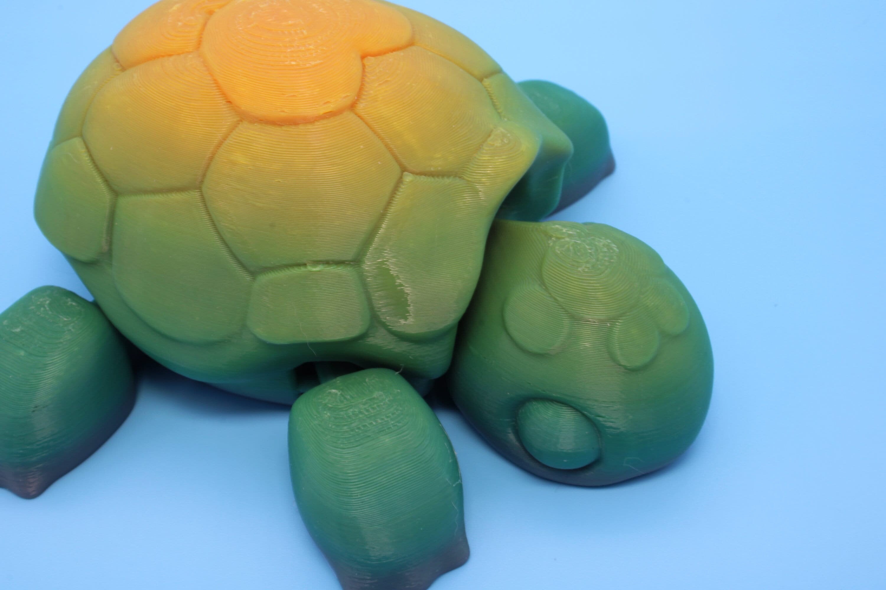 Articulating Turtle | 3D Printed Cute Turtle with heart on shell | Friendly Reptile | Sensory Toy | Fidget Toy | Articulating Turtle | Stim.