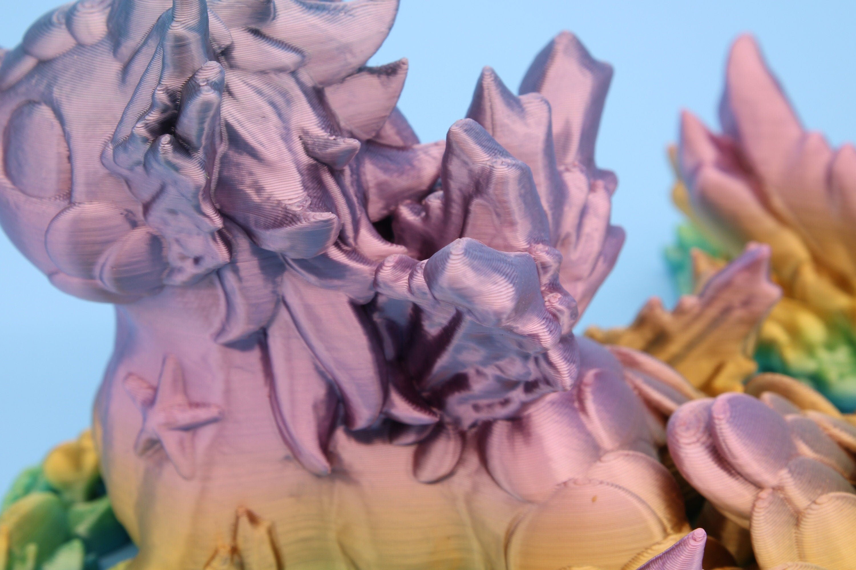 Hippocampus Sea Horse | 9.5 in. Cute Sea Horse | 3D printed articulating Sea Horse | Flexi Toy | Stress Relief, Gift.