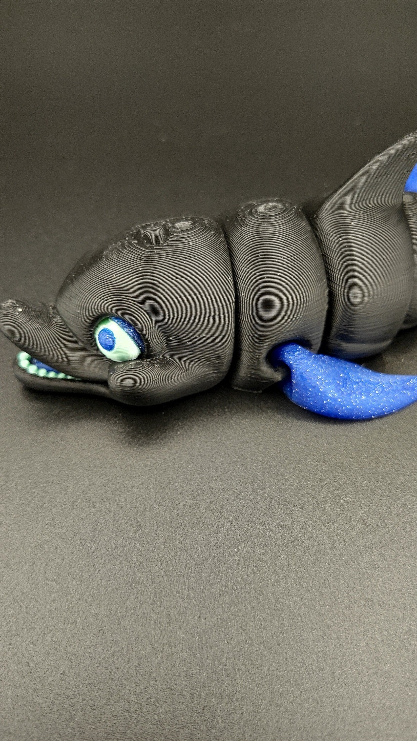 Flexi Dolphin. Multi Color Print. No Paint. Articulating Super Cute Dolphin. Great fidget toy. Desk buddy. Sensory toy dolphin . Desk toy