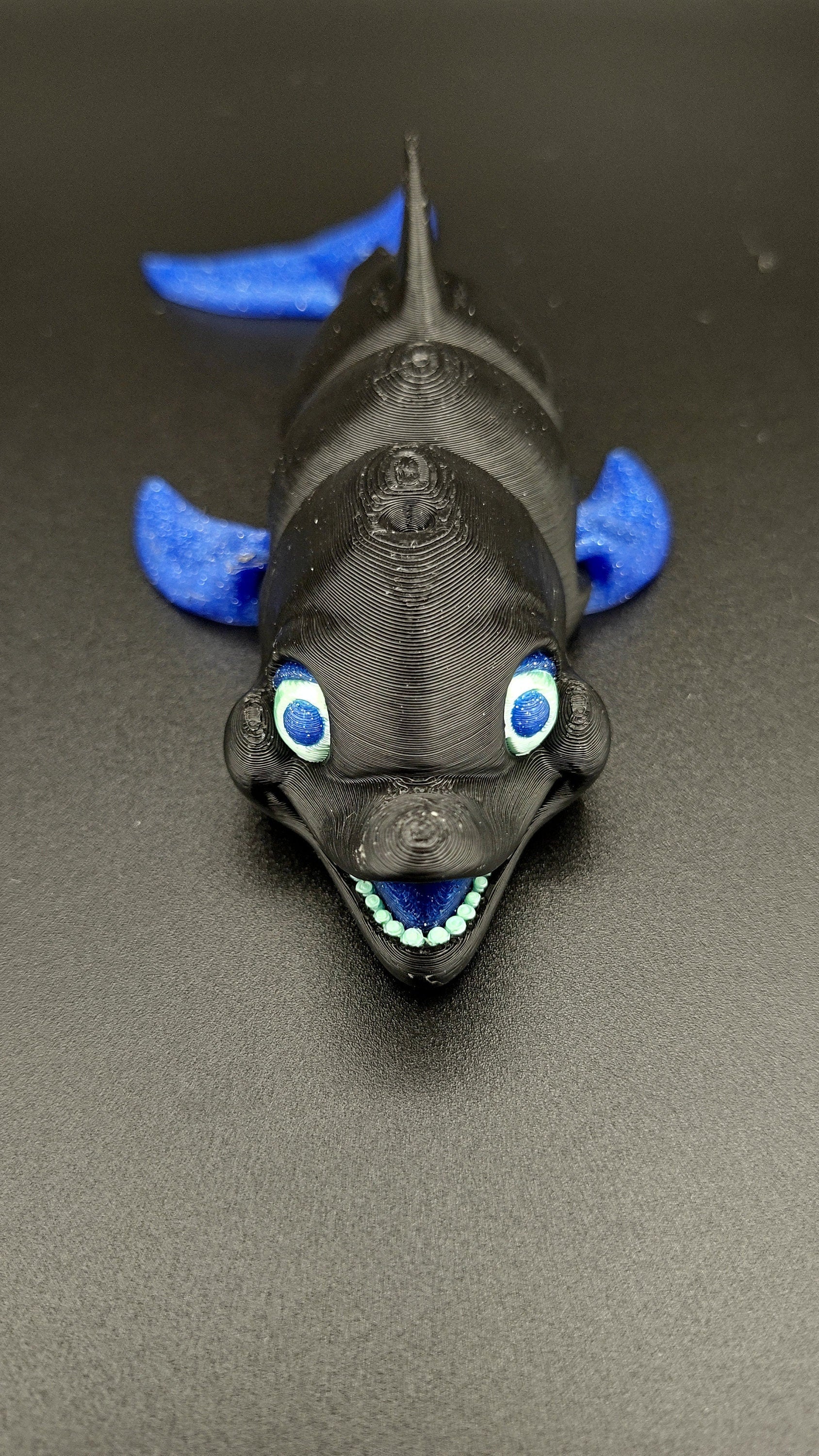 Flexi Dolphin. Multi Color Print. No Paint. Articulating Super Cute Dolphin. Great fidget toy. Desk buddy. Sensory toy dolphin . Desk toy