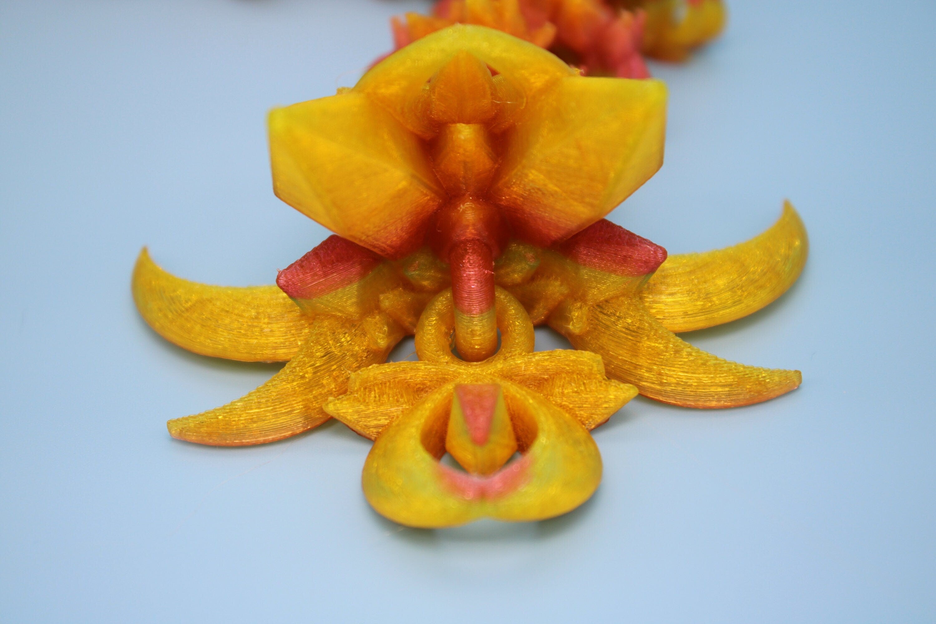 Flexible Bat Dragon | Rainbow Bat Wing | Articulating Dragon | 3D Printed Fidget | Flexi Toy | Adult Fidget Toy | Sensory Desk Toy | 12.5 in