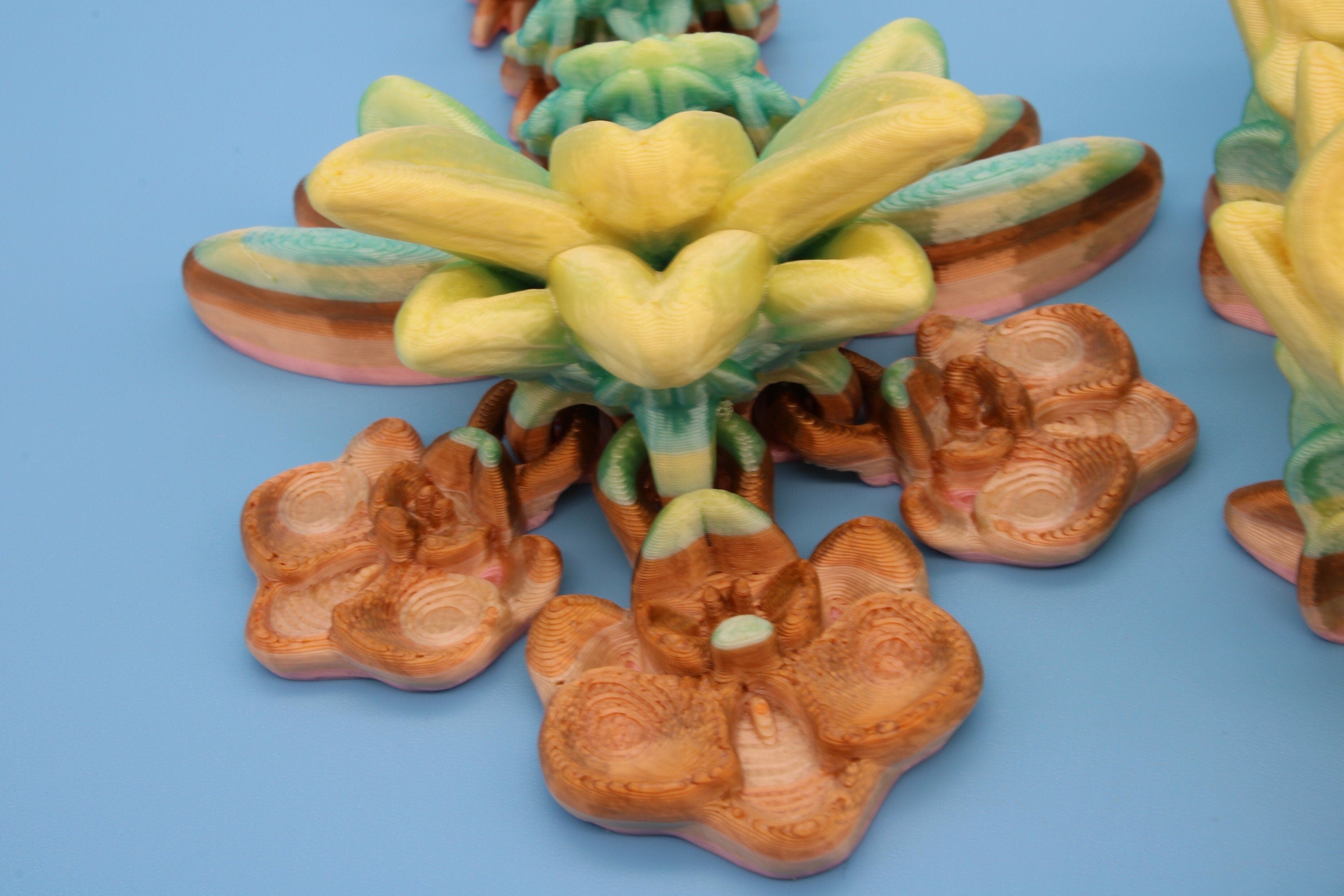Rainbow Orchid Dragon | 3D Printed Articulating Dragon | Flexi Toy | Adult Fidget Toy | Dragon Buddy ready for you! 24.5 inch.