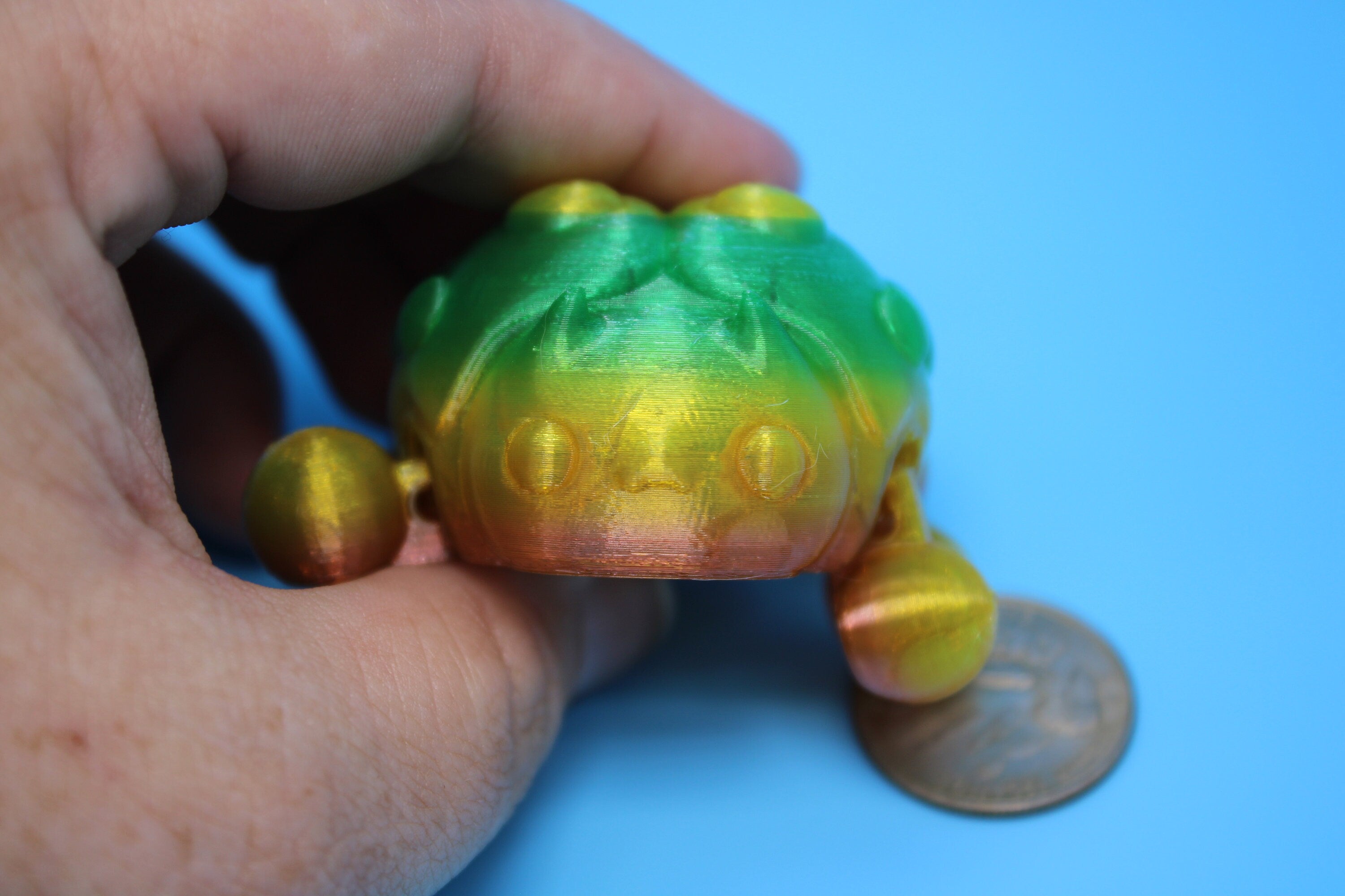 Flexible Ladybug | 3D Printed Cute Ladybug | 3 inches | Friendly Bug | Sensory Toy | Fidget Toy | Articulating Ladybug | Stim Toy. (TPU)