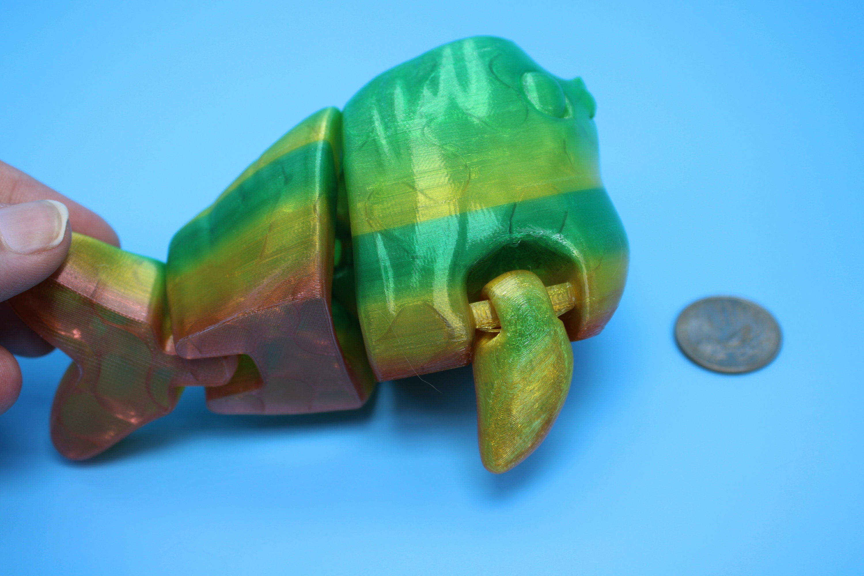 Flexible (TPU) | Articulating Seal | 3D Printed Cute Seal | Sensory Toy | Fidget Toy | Articulating Seal.