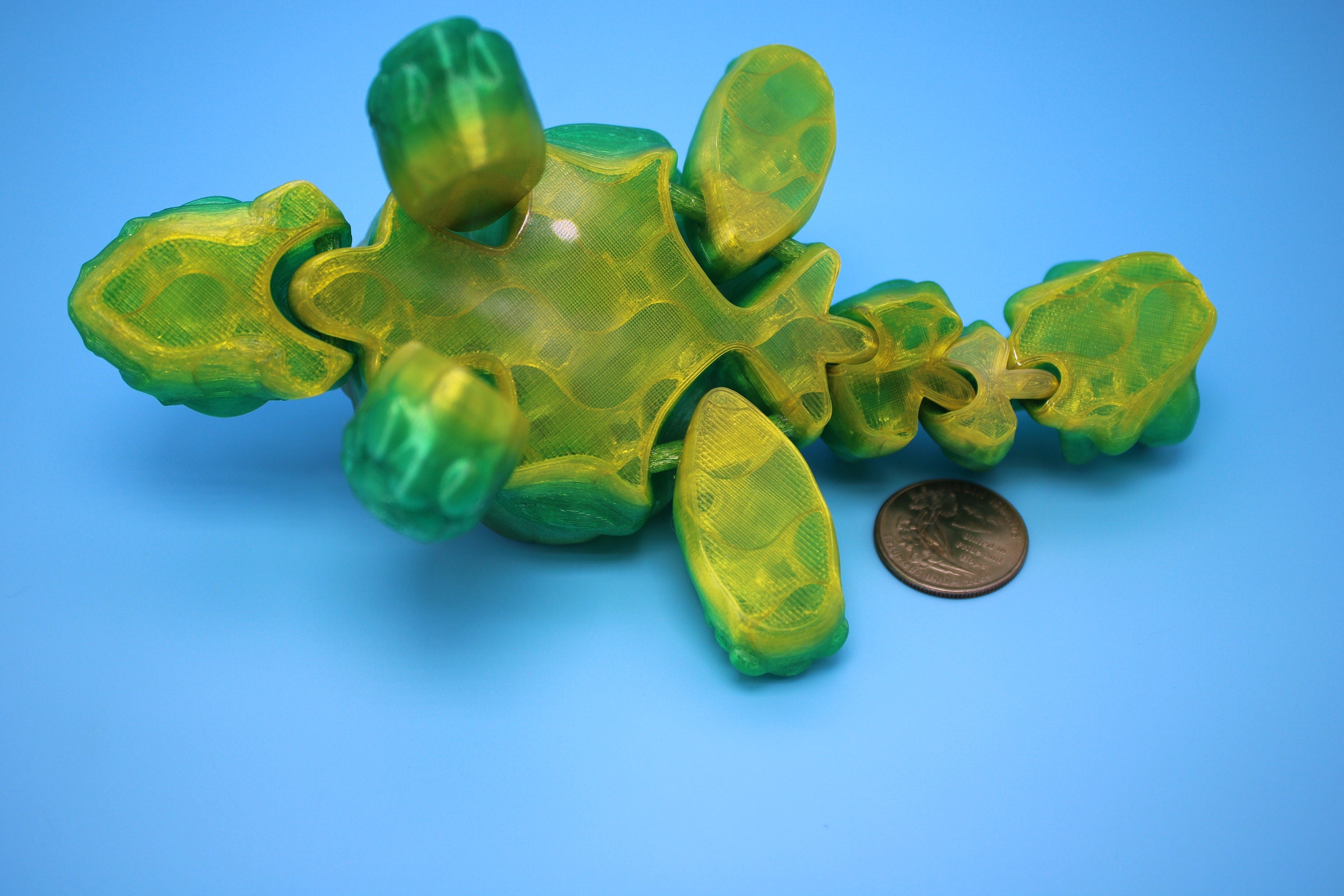 Articulating Anky Dino 7in. | Flexible (TPU) | 3D Printed Cute Dinosaur | Sensory Toy | Fidget Toy | Articulating Anky.