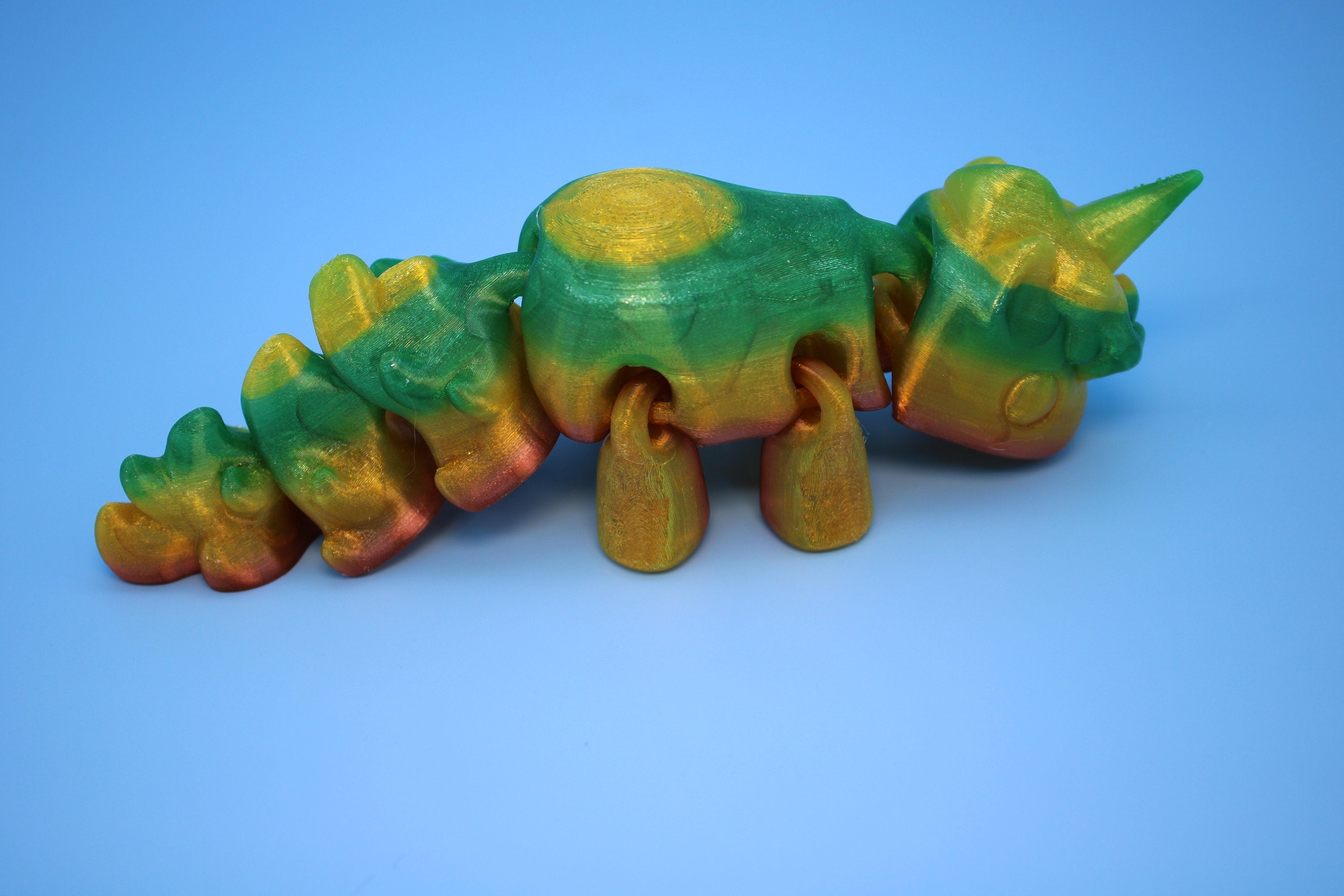 Unicorn | Flexible (TPU) | 3D Printed Cute Unicorn | Sensory Toy | Fidget Toy | Articulating Unicorn.