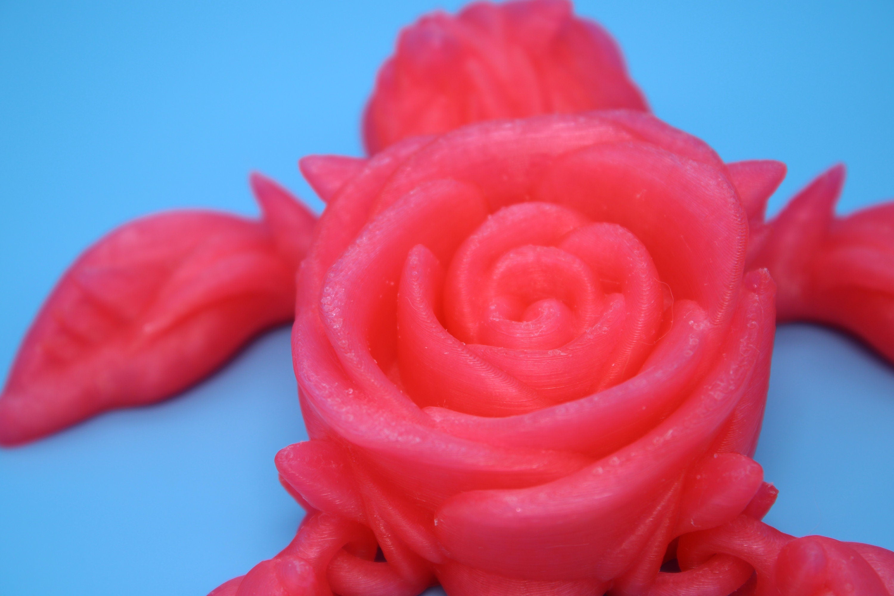 Pink Roseurtle | 3D Printed | Articulating Rose Turtle | Flexi, Fidget Toy. 4.5 inch. Great gift!
