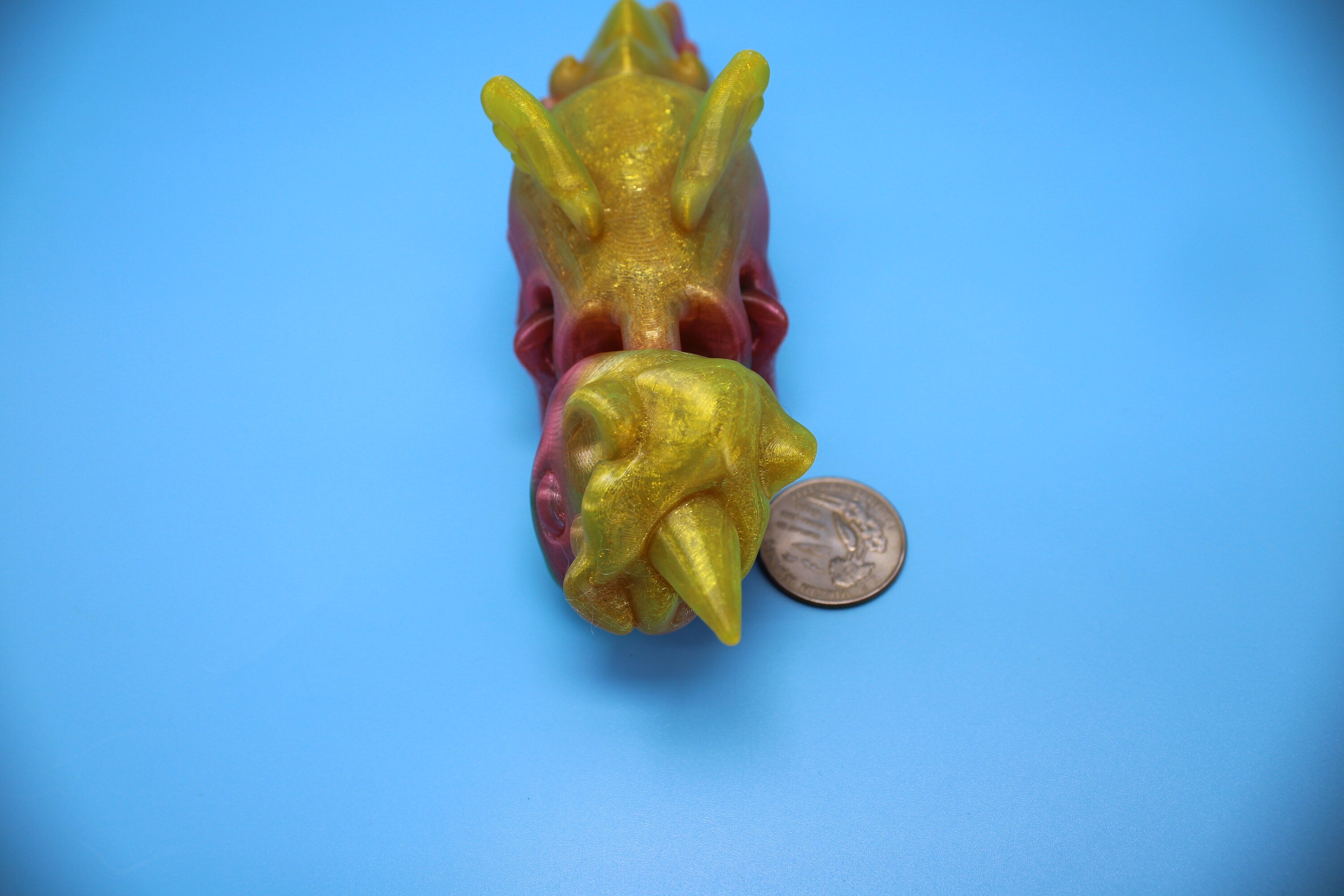 Unicorn with Wings | Flexible (TPU) | 3D Printed | Cute Unicorn | Sensory Toy | Fidget Toy | Articulating Unicorn.