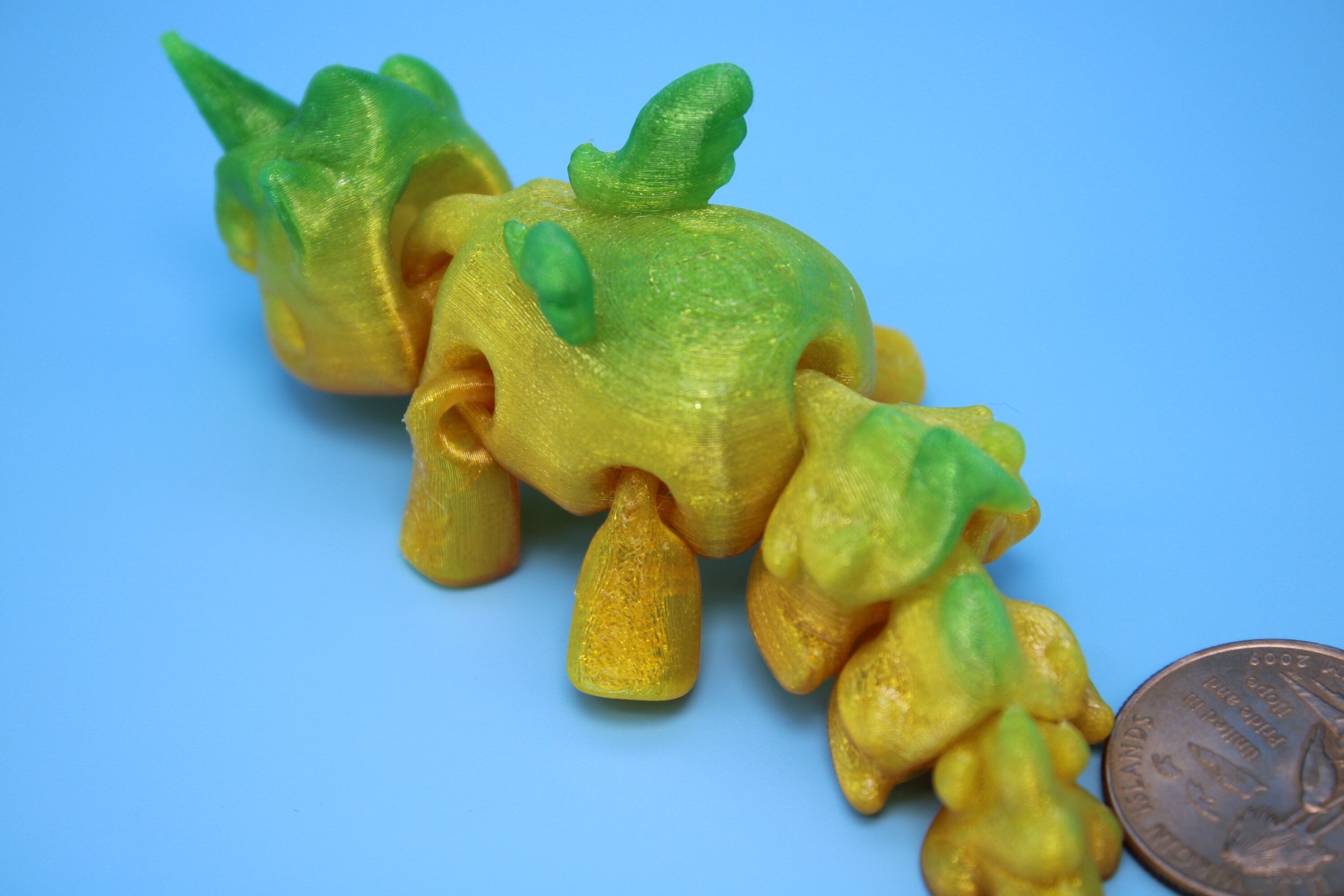 Unicorn with Wings | Flexible (TPU) | 3D Printed | Miniature Cute Unicorn | Sensory Toy | Fidget Toy.
