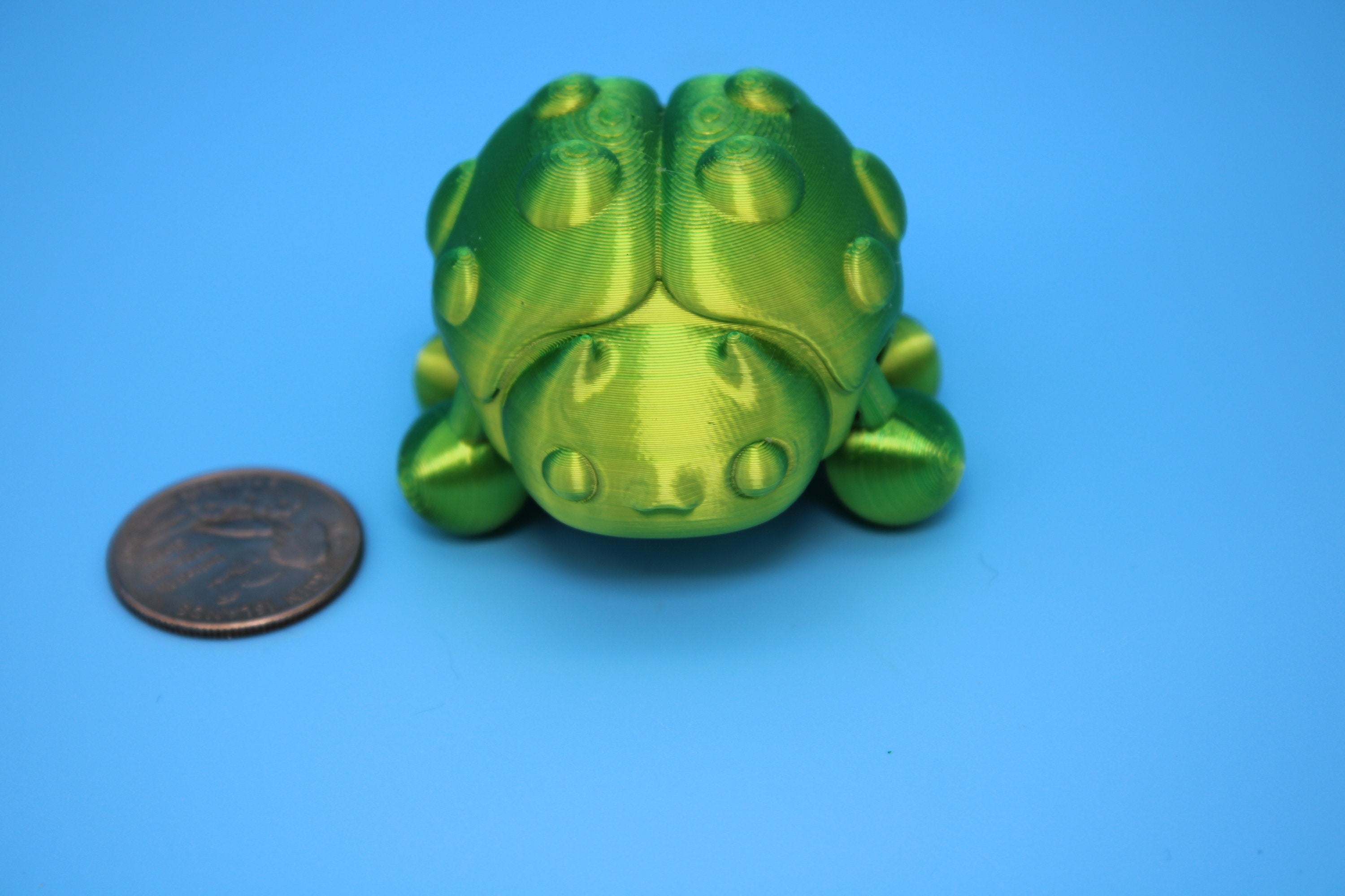 Ladybug- Green | 3D Printed | Cute Ladybug | 3 inches | Fidget Toy.