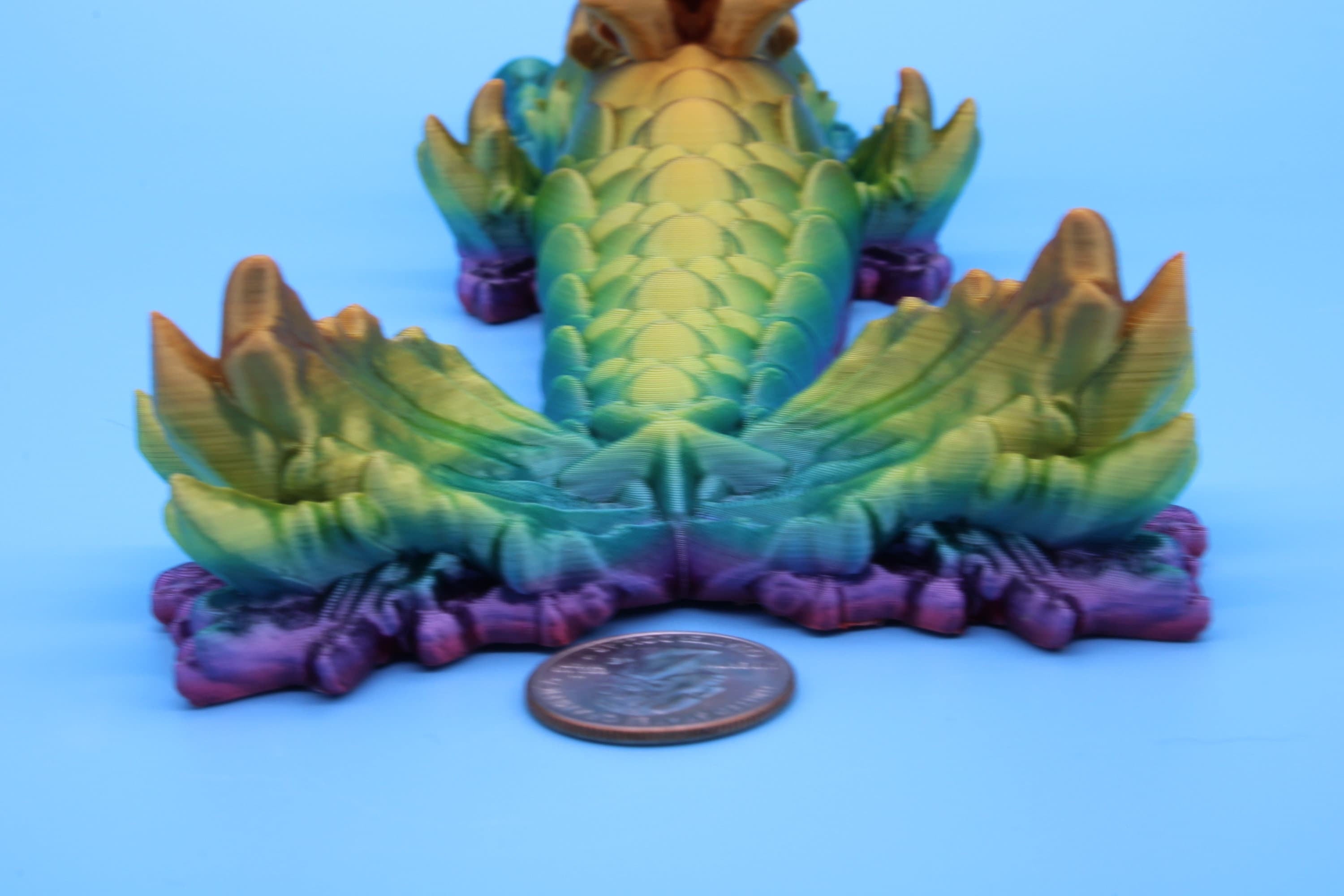 Hippocampus Sea Horse | 9.5 in. Cute Sea Horse | 3D printed articulating Sea Horse | Flexi Toy | Stress Relief, Gift.