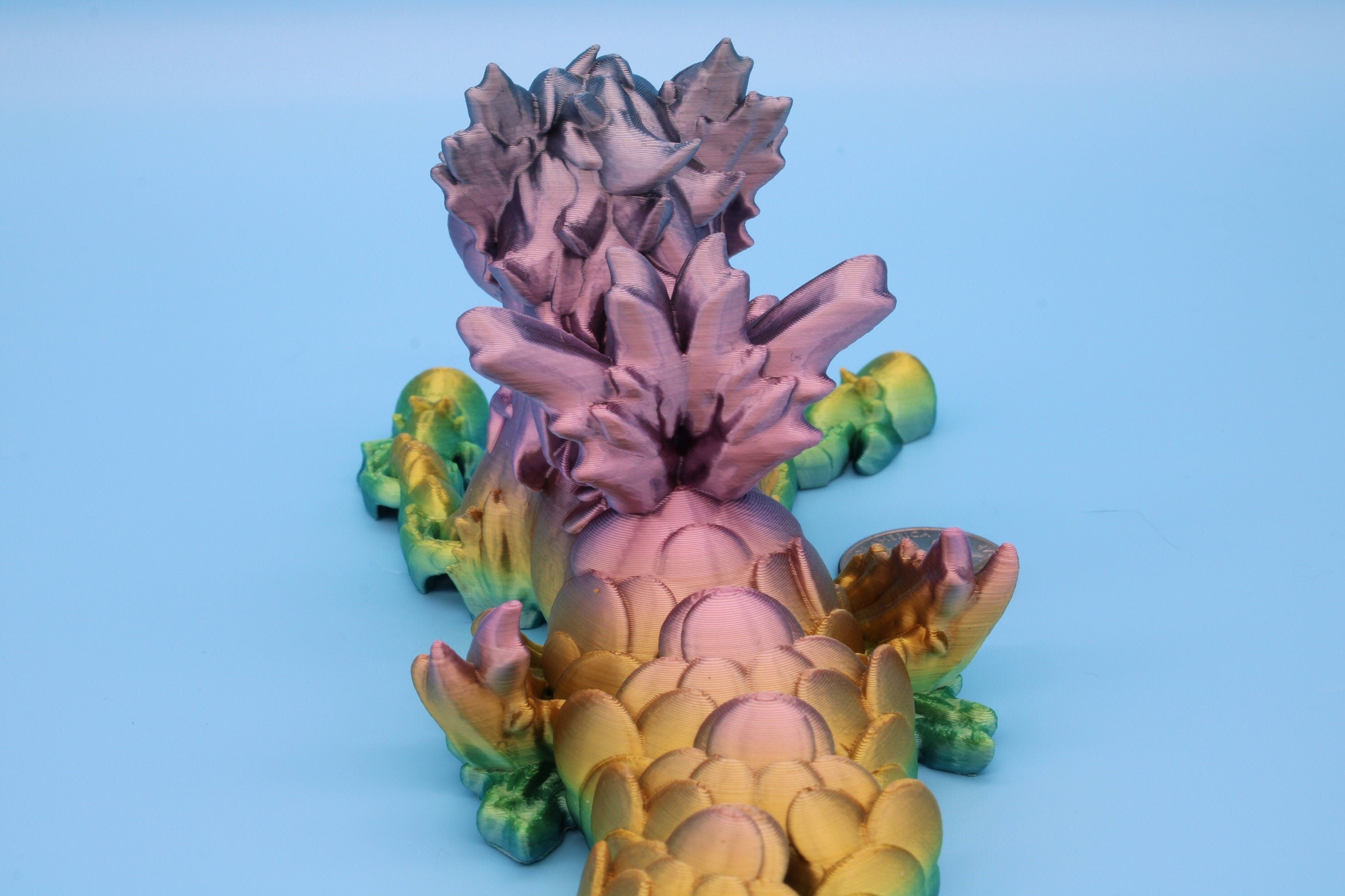 Hippocampus Sea Horse | 9.5 in. Cute Sea Horse | 3D printed articulating Sea Horse | Flexi Toy | Stress Relief, Gift.