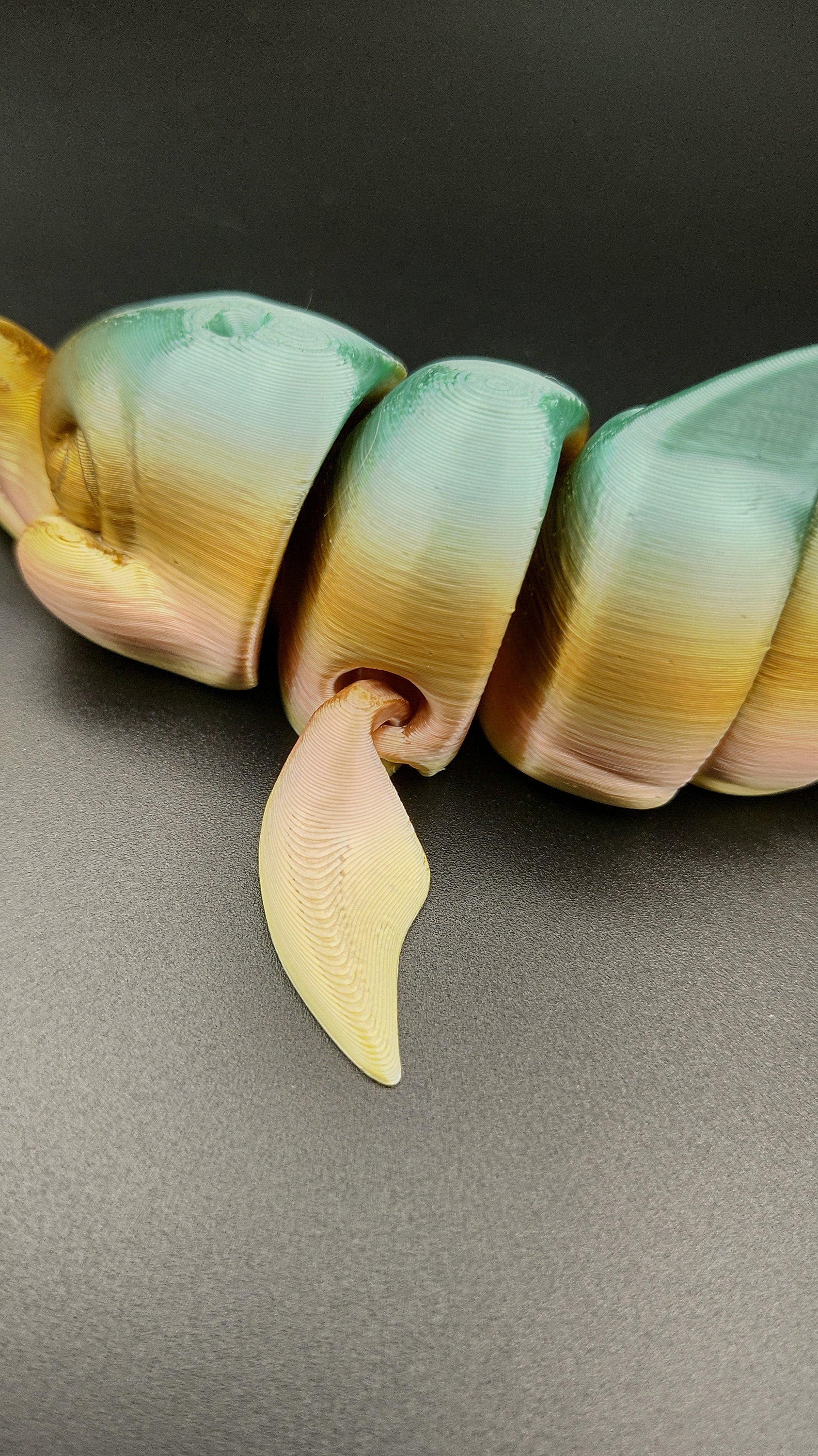 Multi Color Flexi Dolphin. Articulating Super Cute Dolphin. Great fidget toy. Desk buddy. Sensory toy. No surprise rainbow dolphin.