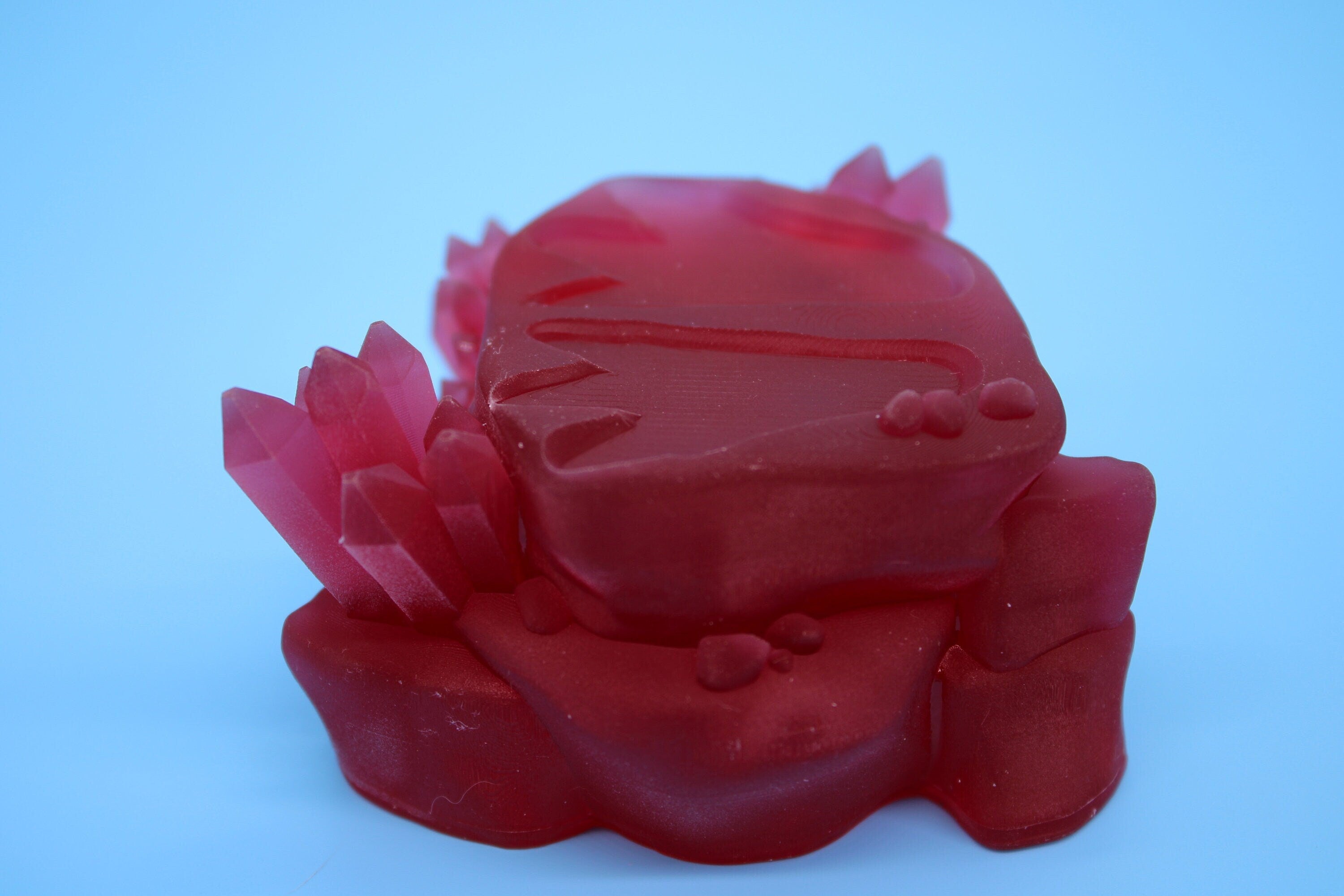 Resin 3D Printed Crystal Stand for Phoenix. Super cute to show off your Phoenix. Display for your favorite Stand only, Phoenix not included