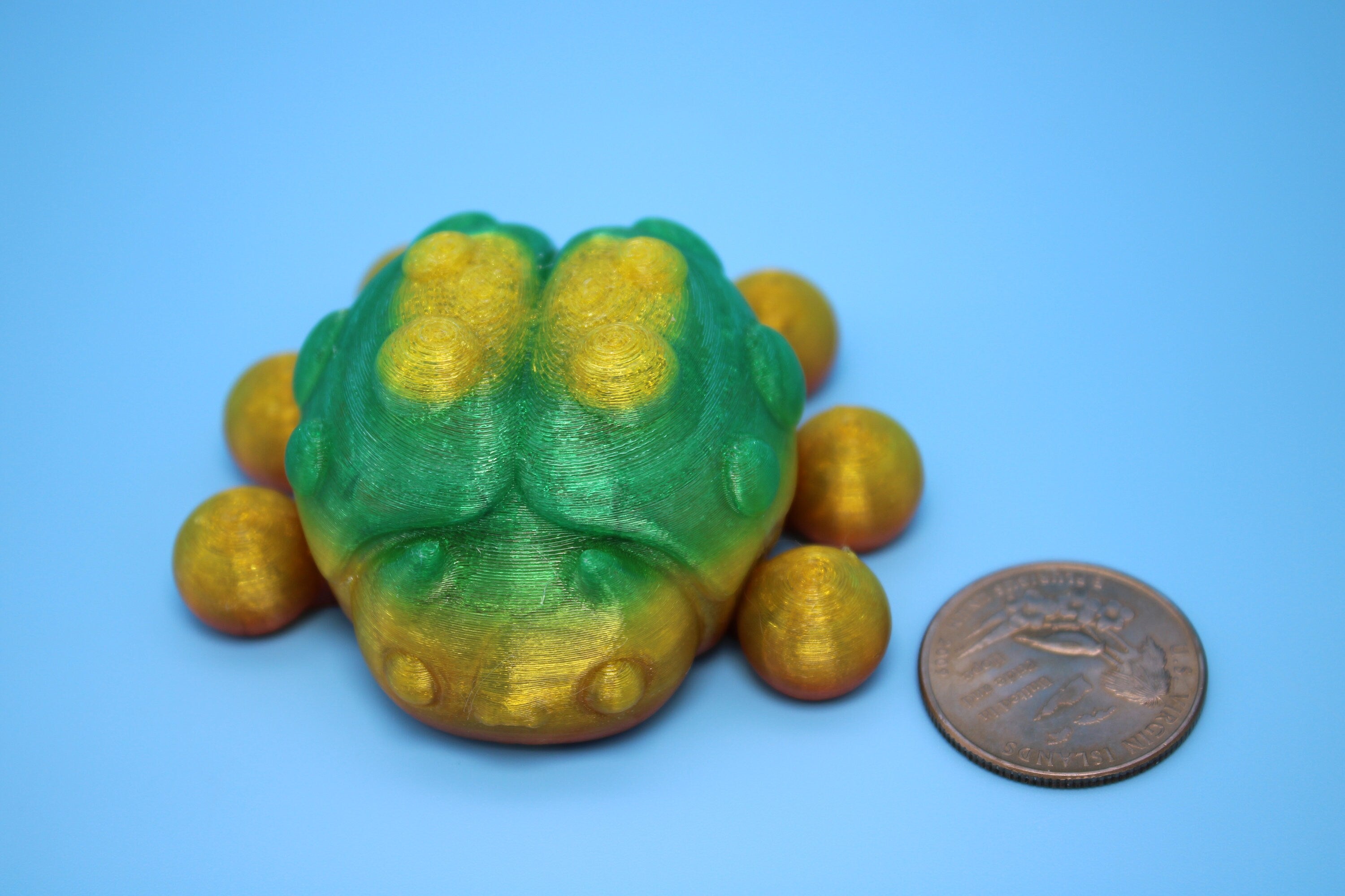 Flexible Ladybug | 3D Printed Cute Ladybug | 3 inches | Friendly Bug | Sensory Toy | Fidget Toy | Articulating Ladybug | Stim Toy. (TPU)