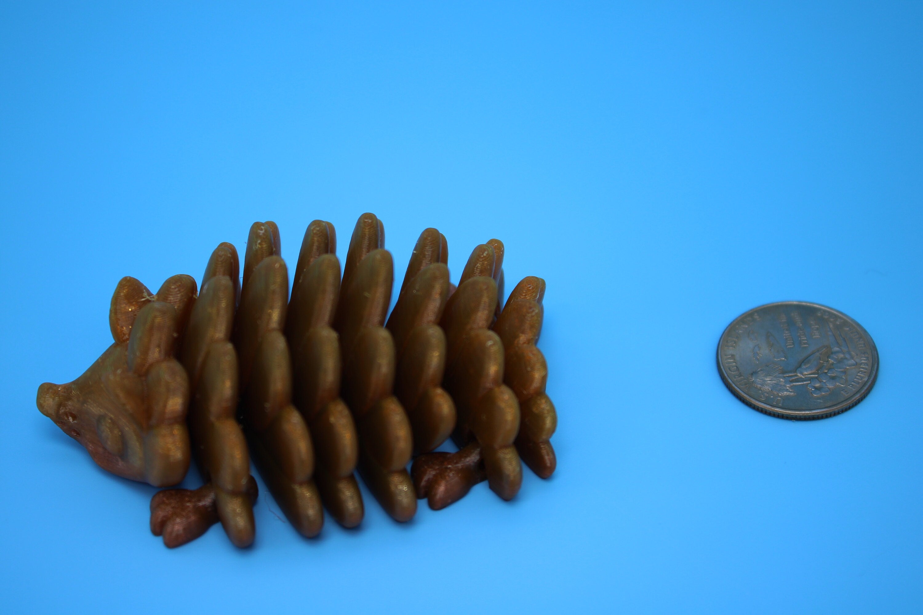 Flexible Hedgehog | 3D Printed Cute Hedgehog | 3 inches | Friendly Buddy | Sensory Toy | Fidget Toy | Articulating Hedge Hog  | Stim. (TPU)