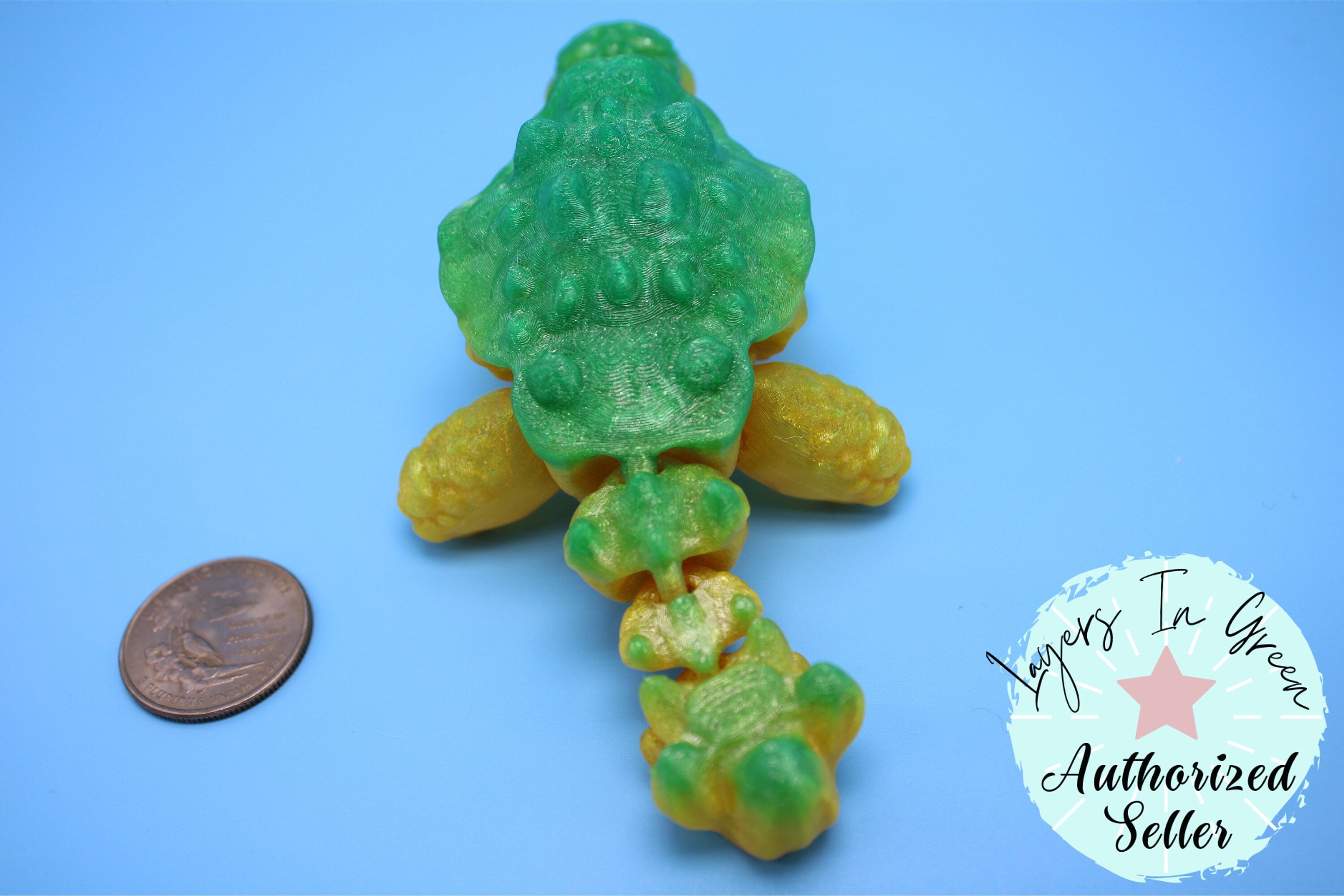 Flexible (TPU) | Miniature Baby Anky Dino | 3D Printed Cute Anky | Sensory Toy | Fidget Toy | Articulating Anky.
