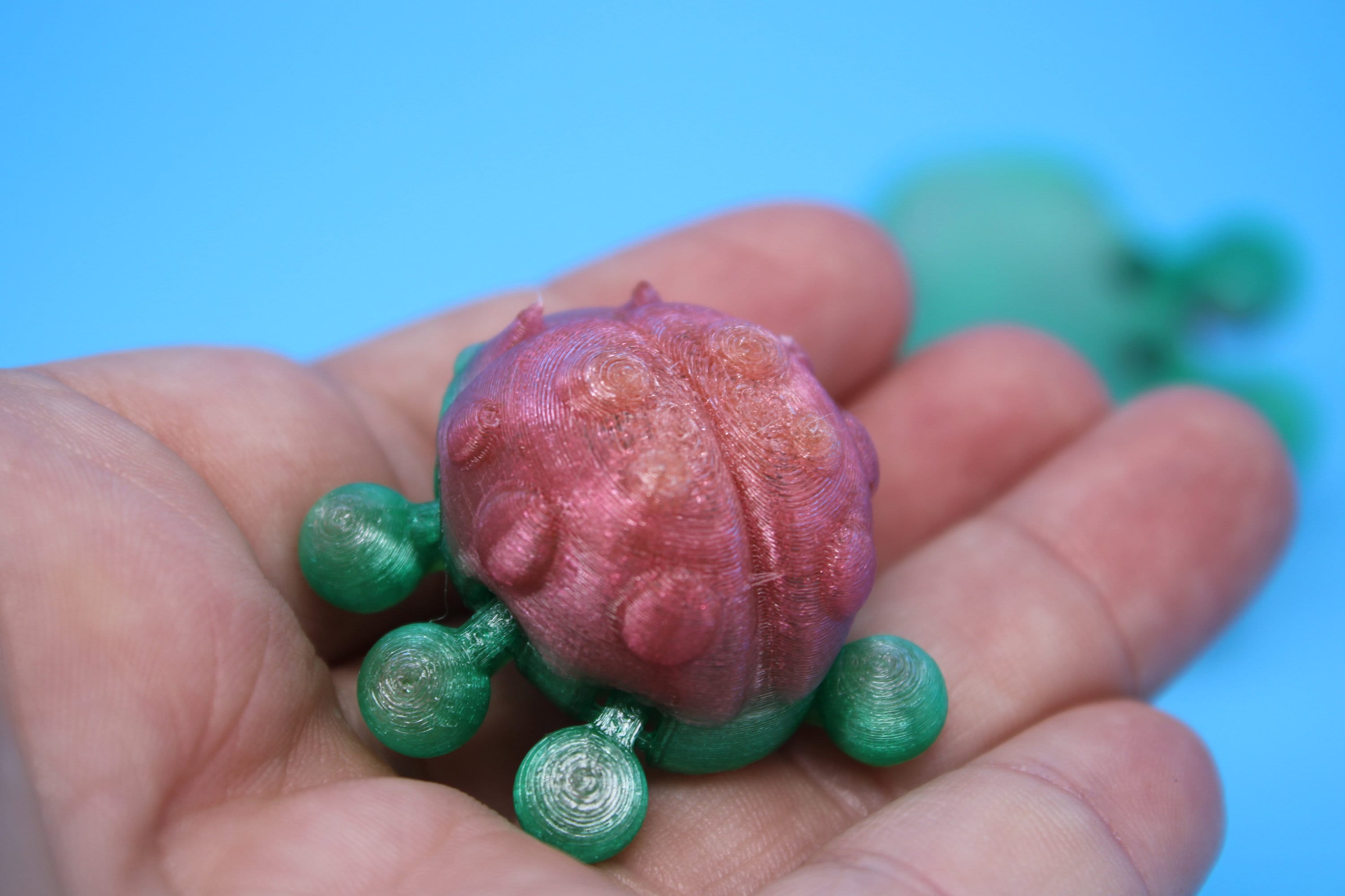 Flexible Ladybug Set | 3D Printed Cute Ladybug | 3 inches | Friendly Bug | Sensory Toy | Fidget Toy | Articulating Ladybug | (TPU)