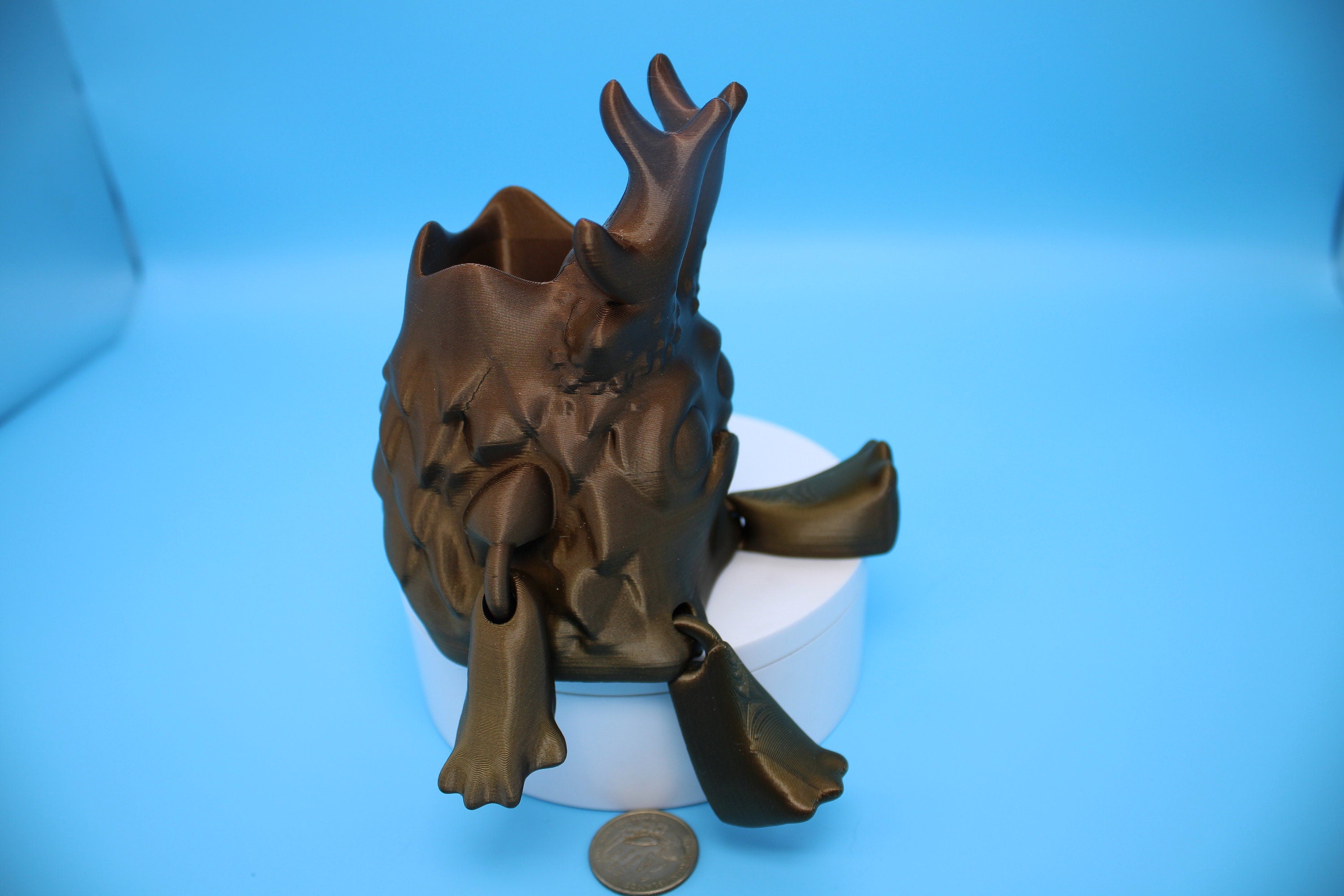 Flower Pot / Pen Holder | 3D Printed | The Warden. Desk Art.