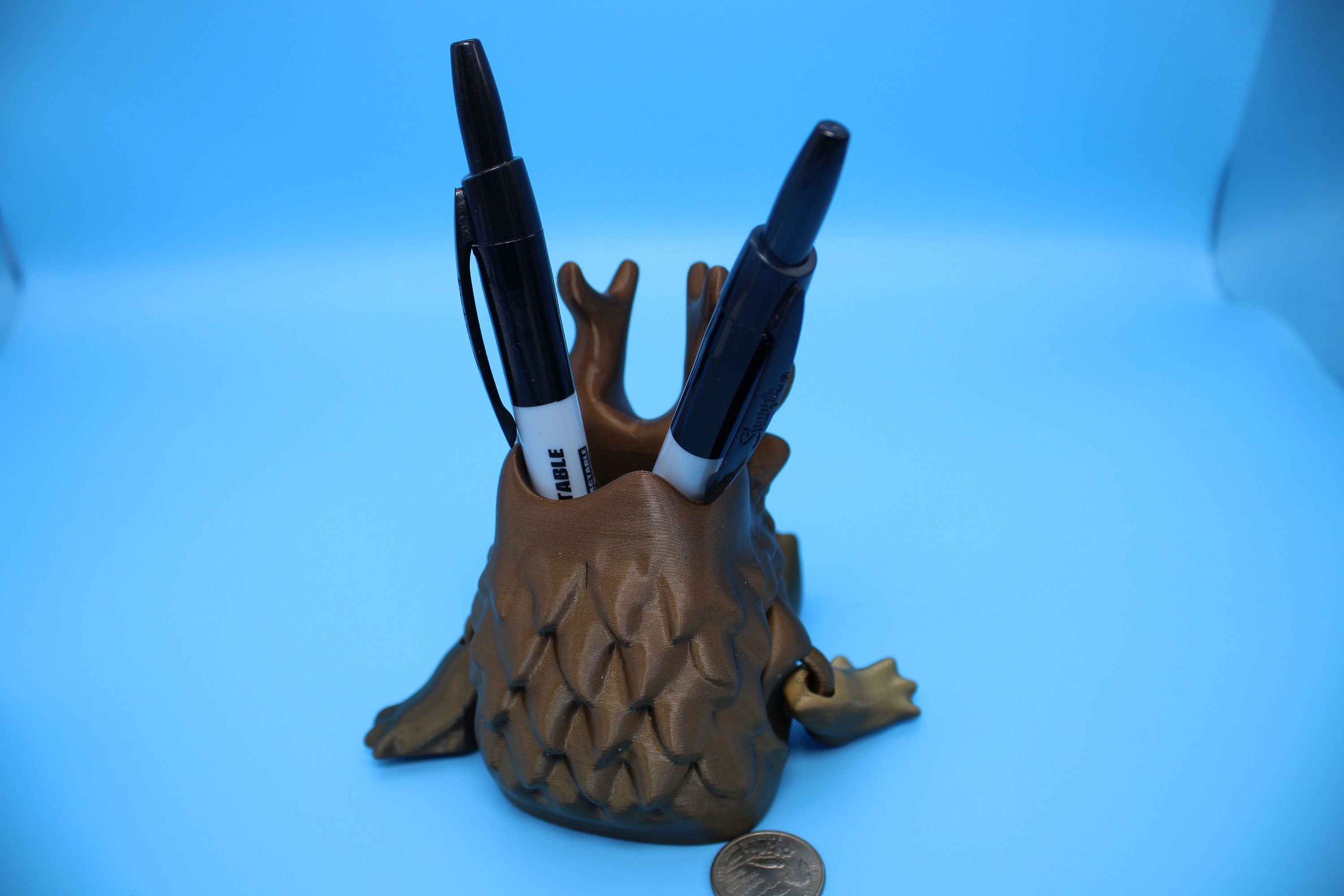 Flower Pot / Pen Holder | 3D Printed | The Warden. Desk Art.