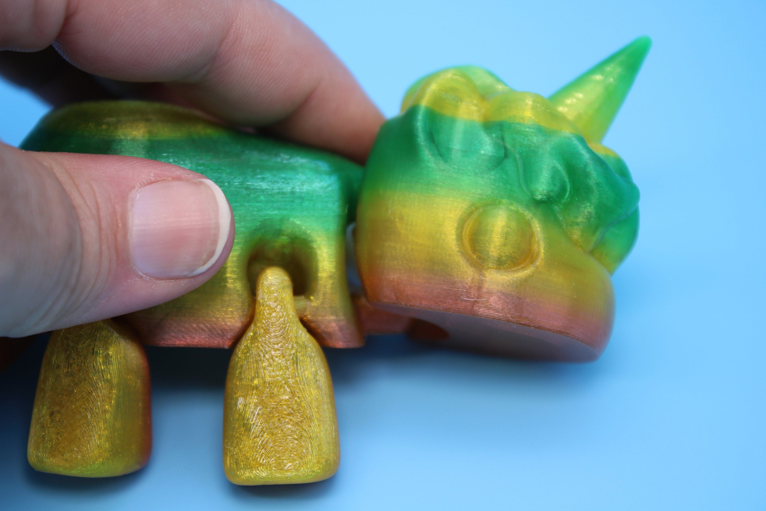 Unicorn | Flexible (TPU) | 3D Printed Cute Unicorn | Sensory Toy | Fidget Toy | Articulating Unicorn.