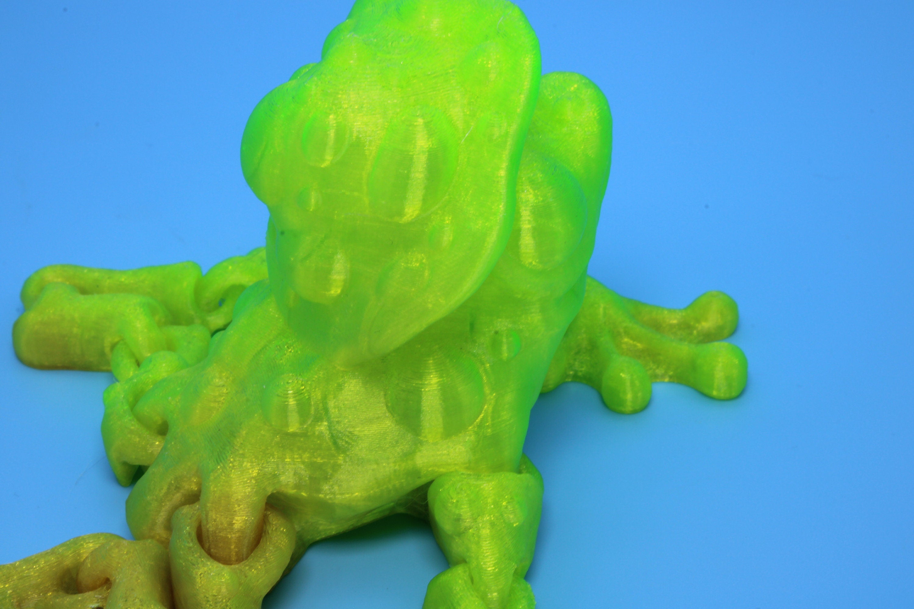 Mushroom Frog | 3D Printed - TPU | Friendly Frog | Fidget Toy | Articulating Frog.