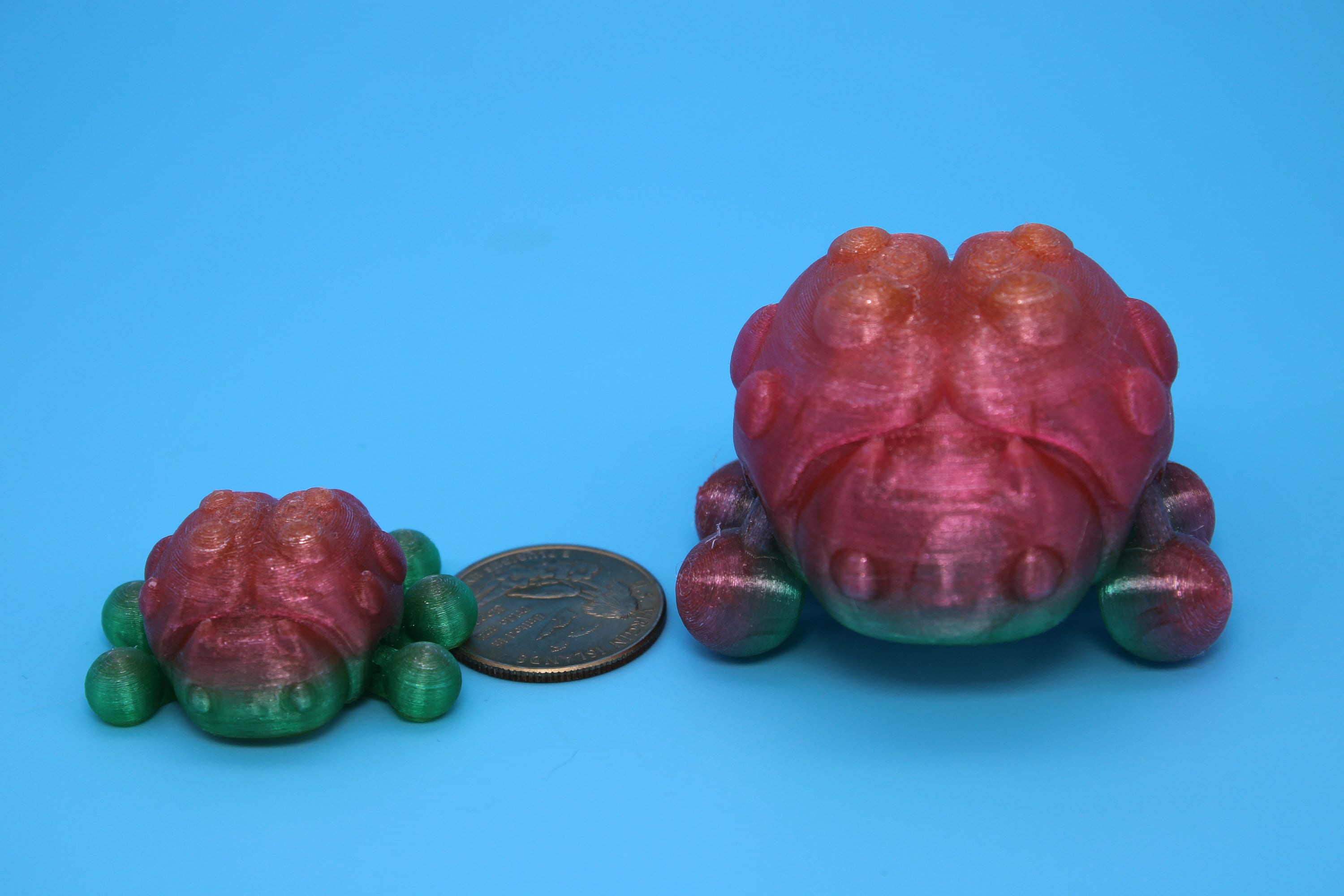 Flexible Ladybug Set | 3D Printed Cute Ladybug | 3 inches | Friendly Bug | Sensory Toy | Fidget Toy | Articulating Ladybug | (TPU)
