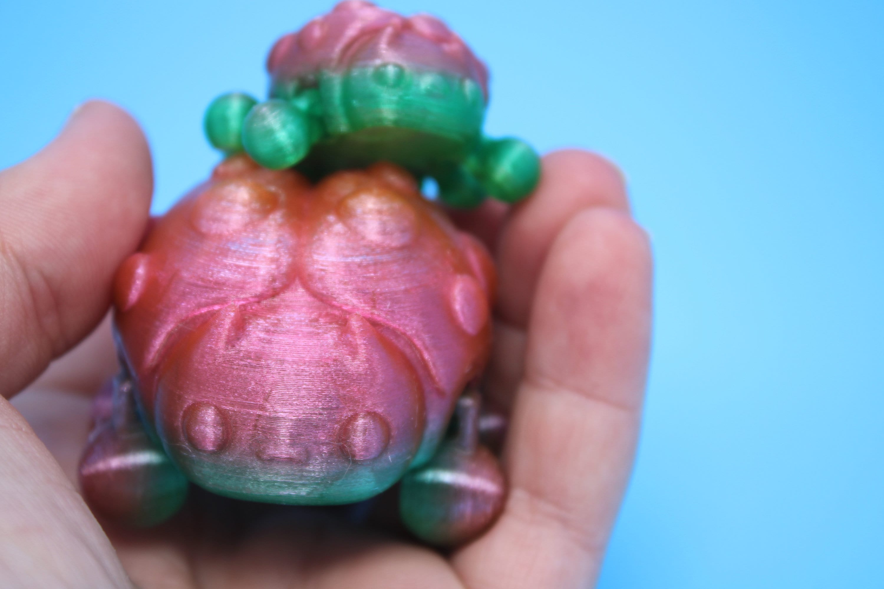 Flexible Ladybug Set | 3D Printed Cute Ladybug | 3 inches | Friendly Bug | Sensory Toy | Fidget Toy | Articulating Ladybug | (TPU)
