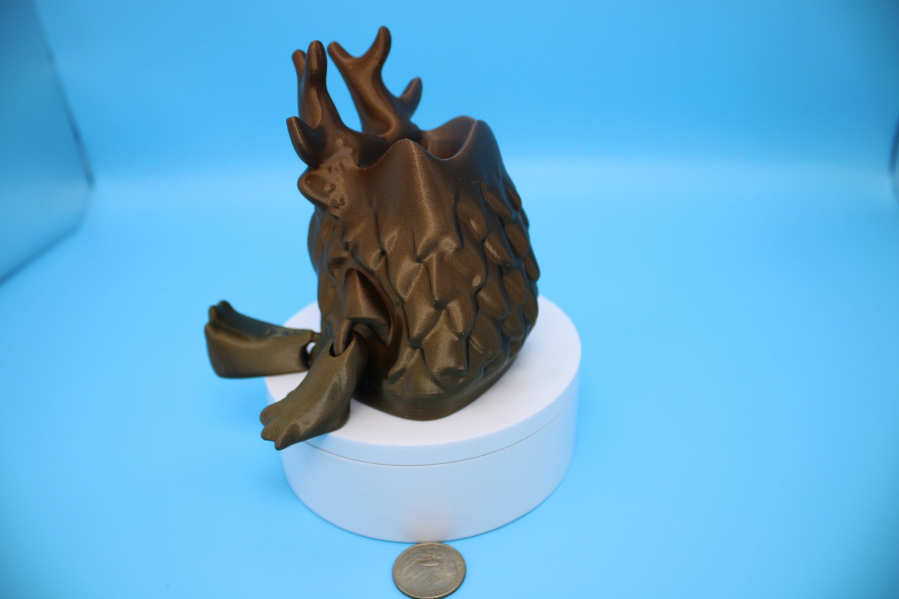 Flower Pot / Pen Holder | 3D Printed | The Warden. Desk Art.