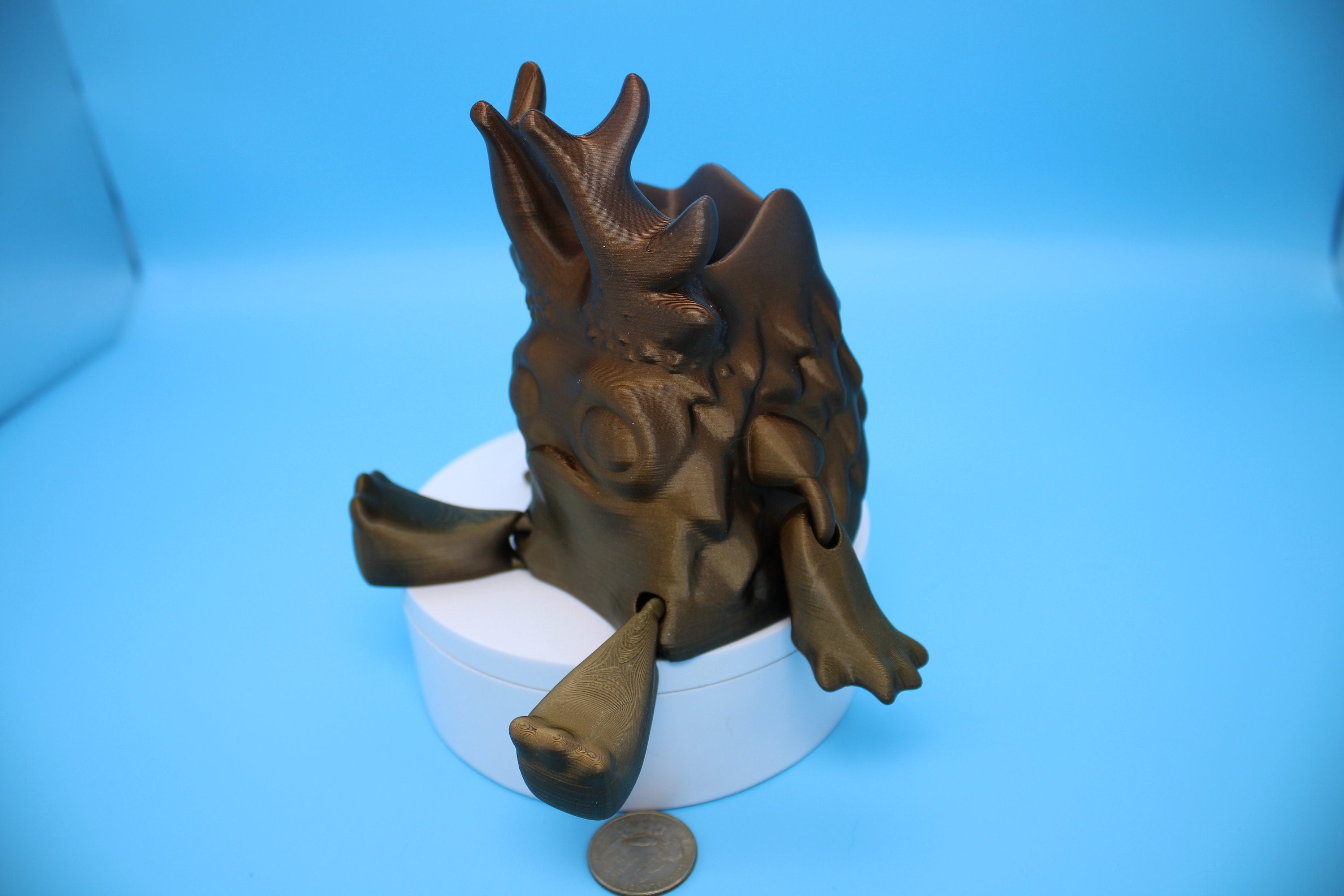 Flower Pot / Pen Holder | 3D Printed | The Warden. Desk Art.