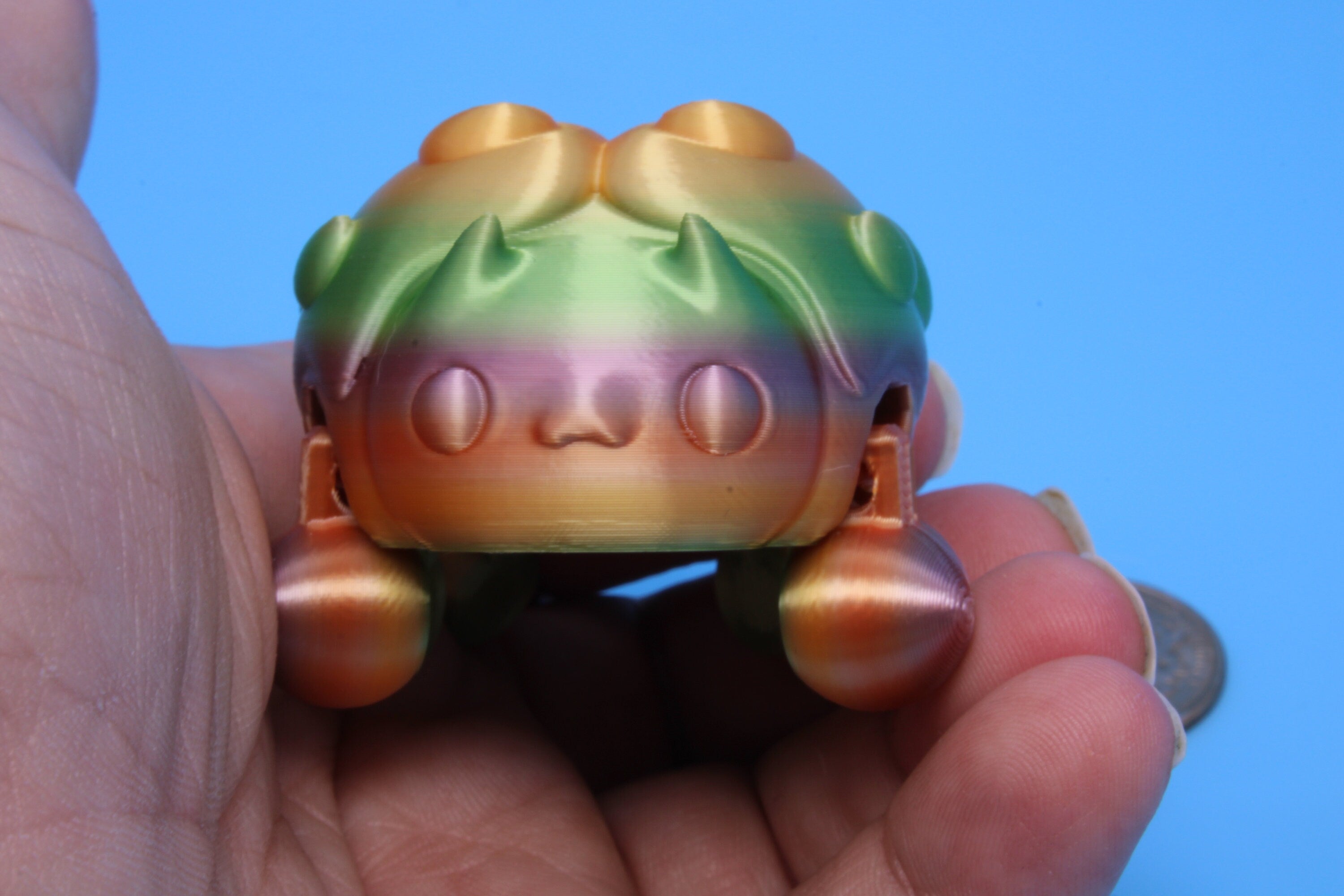 Ladybug- Rainbow| 3D Printed | Cute Ladybug | 3 inches | Fidget Toy.