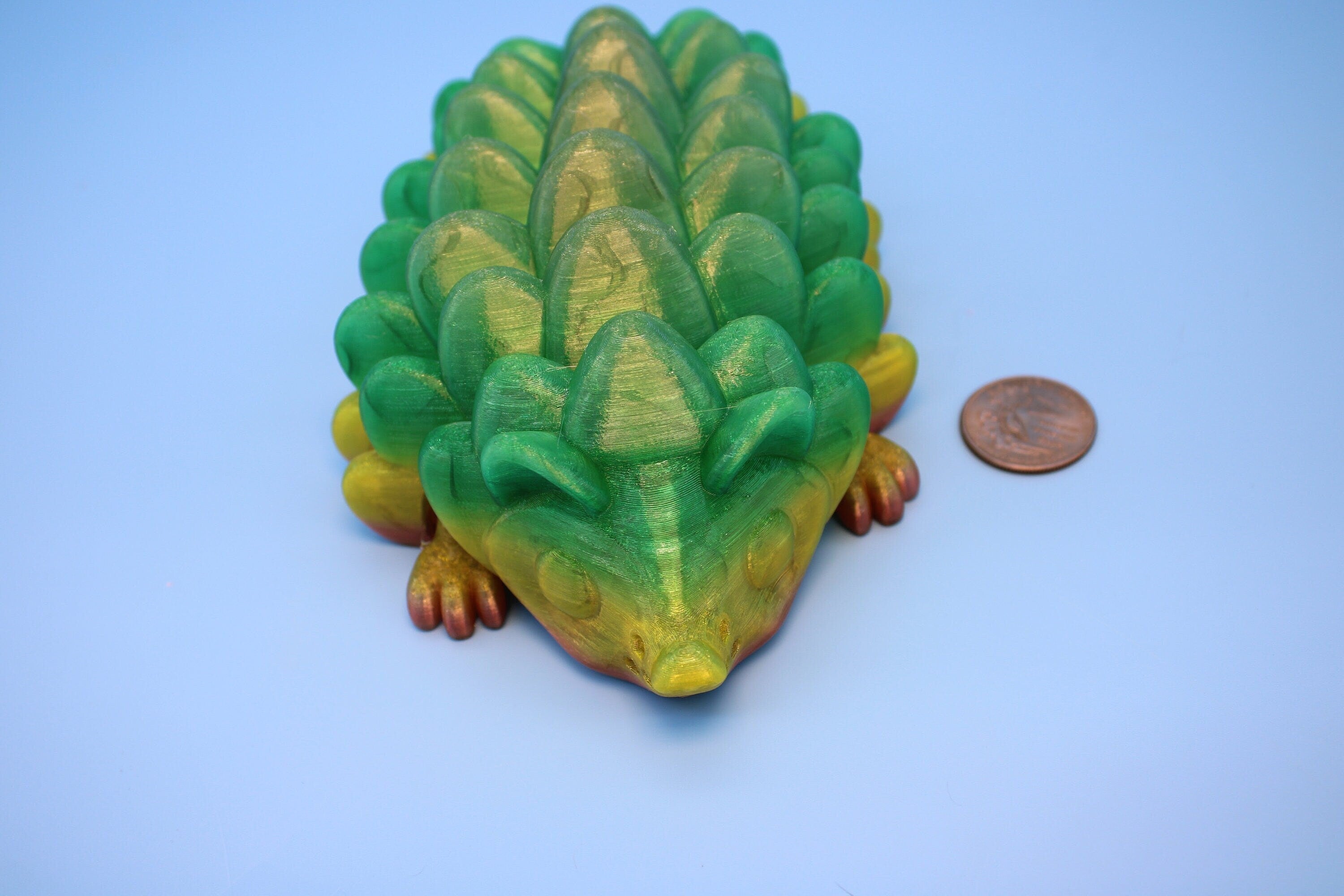 Flexible Hedgehog | 3D Printed Cute Hedgehog | 6 inches | Friendly Buddy | Sensory Toy | Fidget Toy | Articulating Hedge Hog | Stim. (TPU)