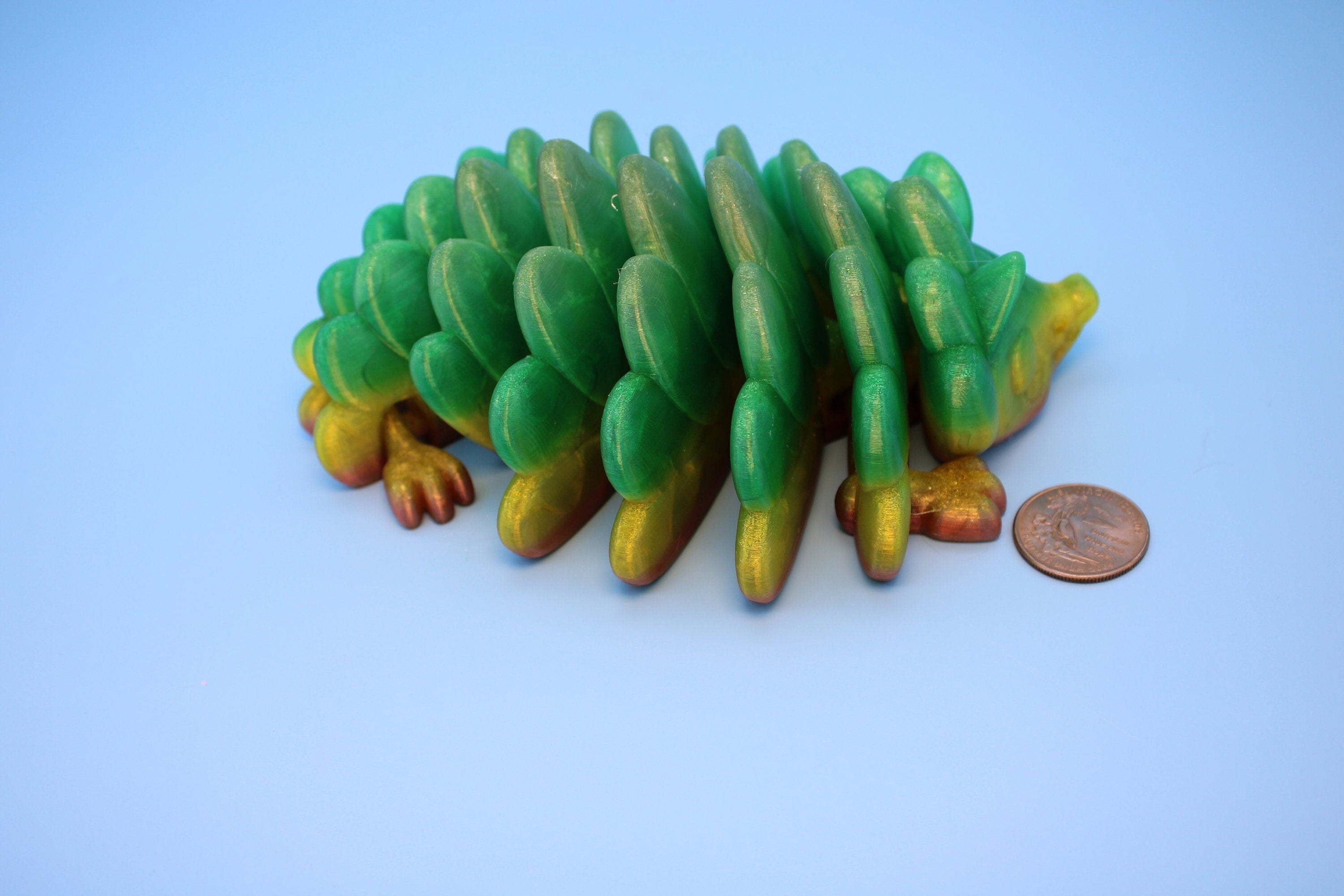 Flexible Hedgehog | 3D Printed Cute Hedgehog | 6 inches | Friendly Buddy | Sensory Toy | Fidget Toy | Articulating Hedge Hog | Stim. (TPU)