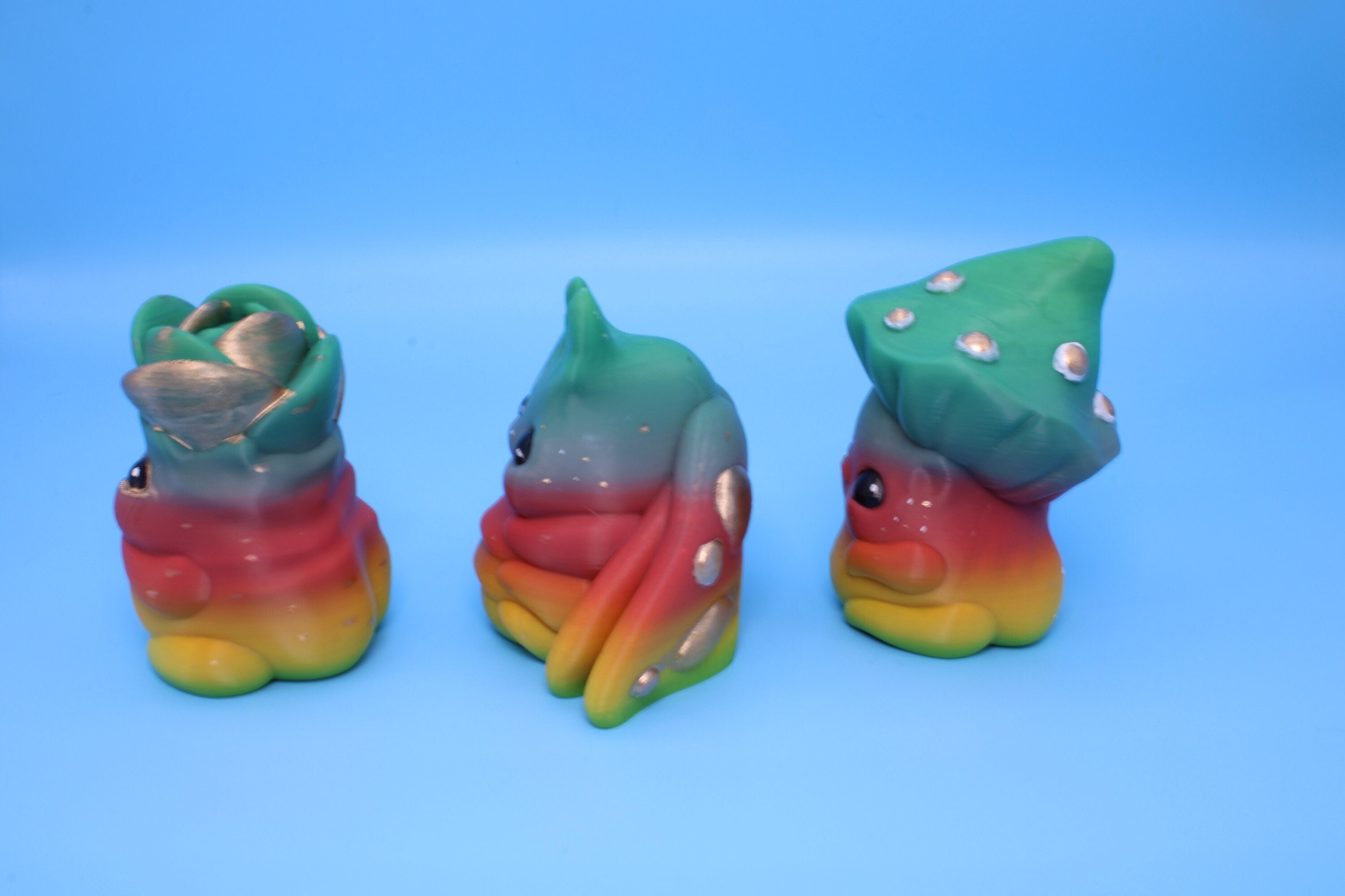 Butt Goblin | Set of 3 | Hand Painted | 3D Printed | Cute Moth.