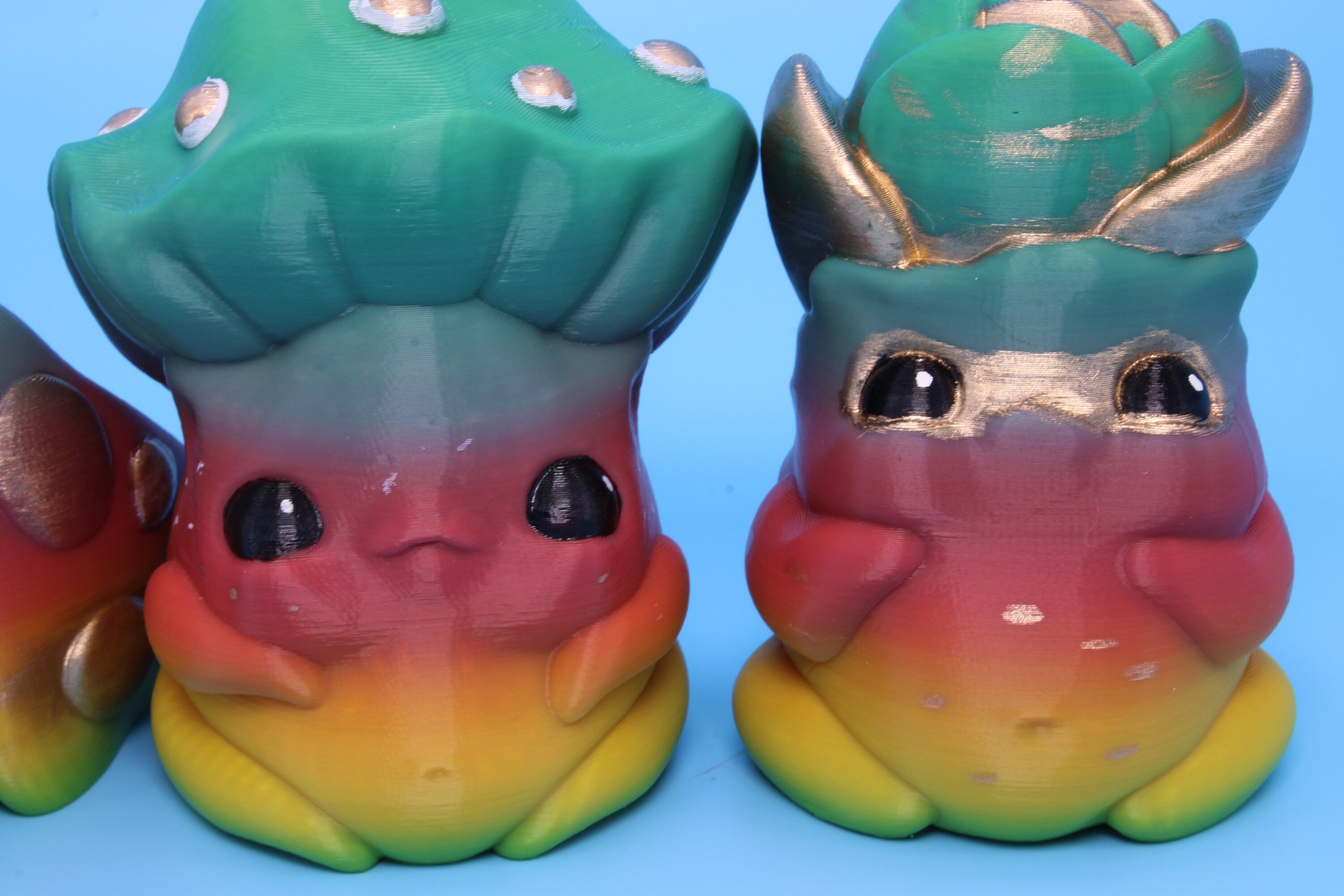 Butt Goblin | Set of 3 | Hand Painted | 3D Printed | Cute Moth.