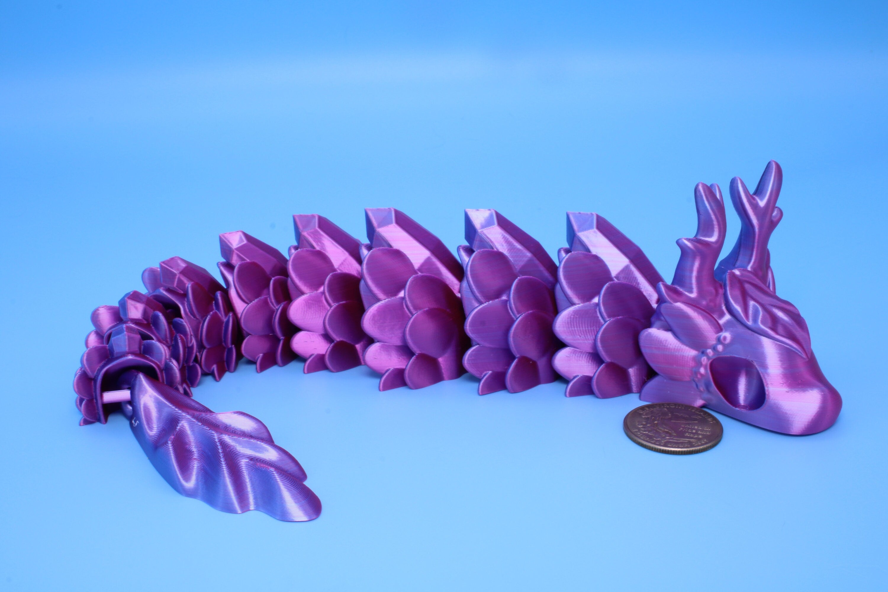 Forest Wish Spirit | Pink / Blue | 3D Printed 12.75 in.