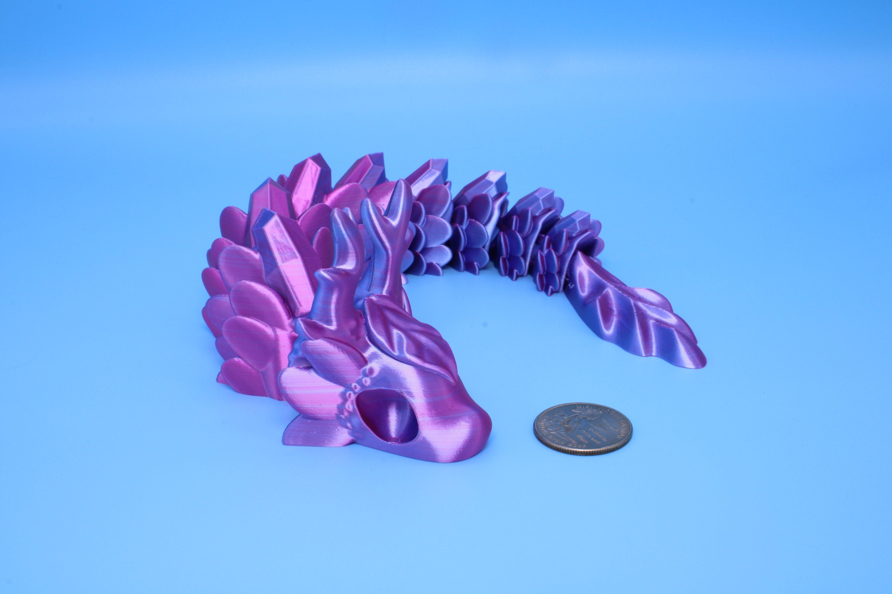Forest Wish Spirit | Pink / Blue | 3D Printed 12.75 in.