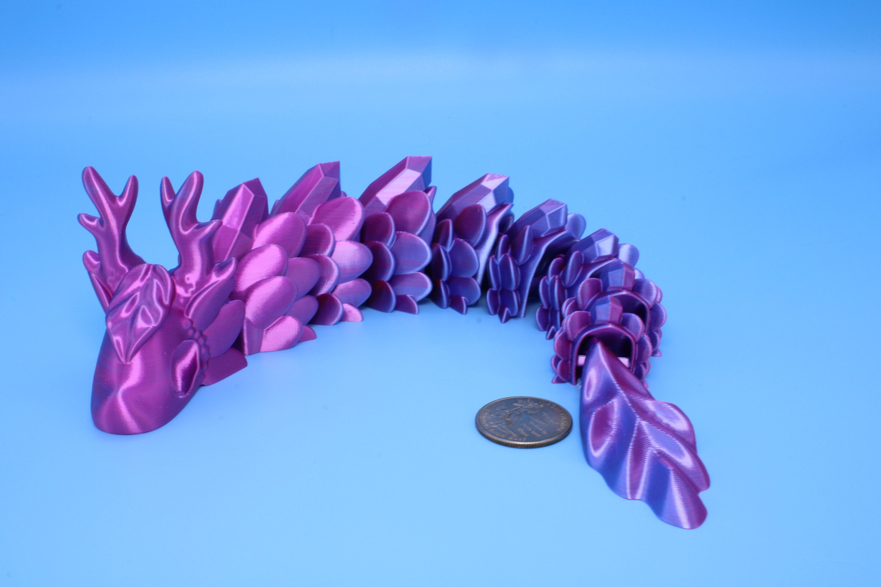 Forest Wish Spirit | Pink / Blue | 3D Printed 12.75 in.